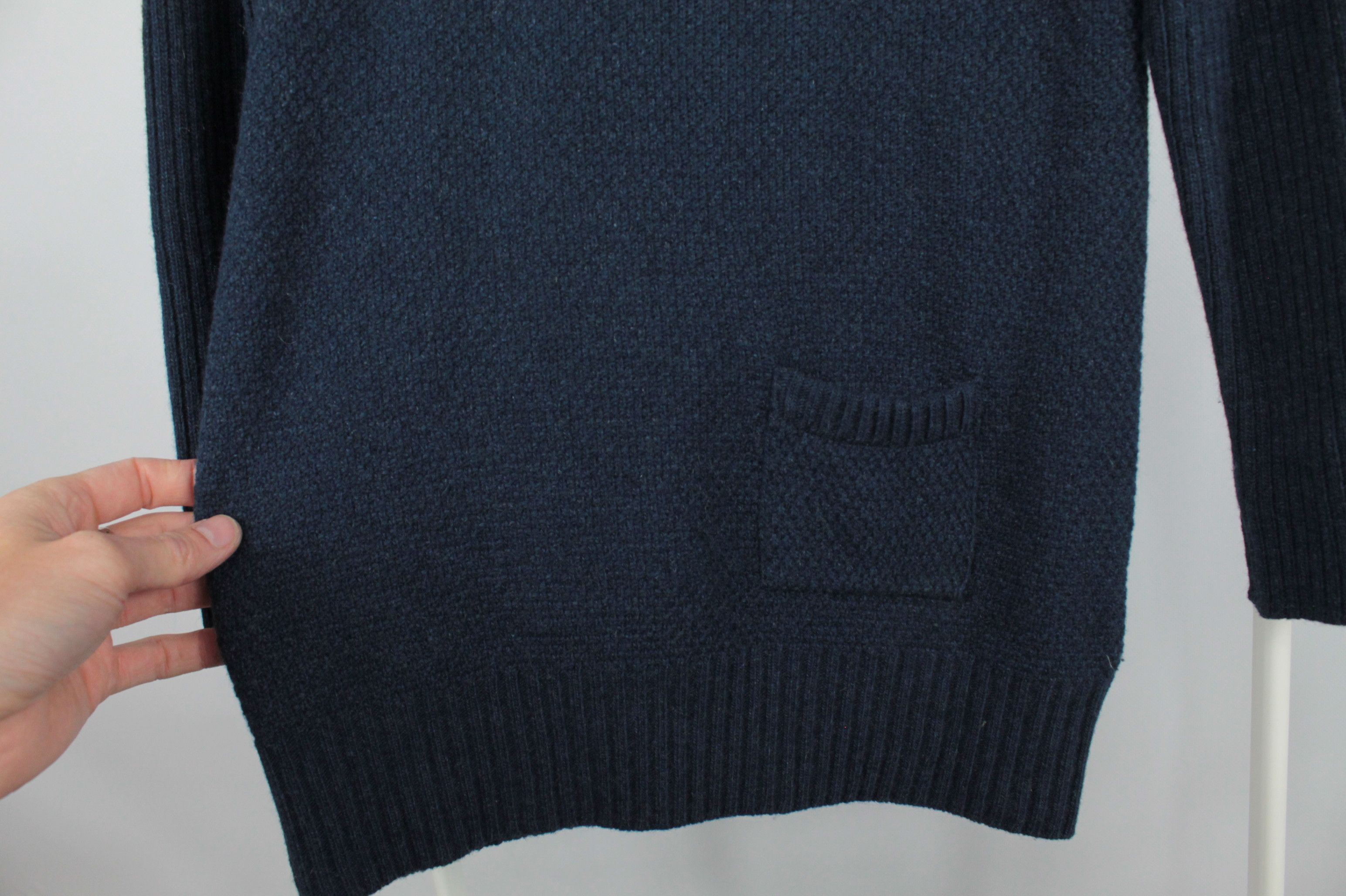 See by Chloe See by Chloe Blue Wool Pullover Sweater With Pocket Size S / US 4 / IT 40 - 4 Thumbnail
