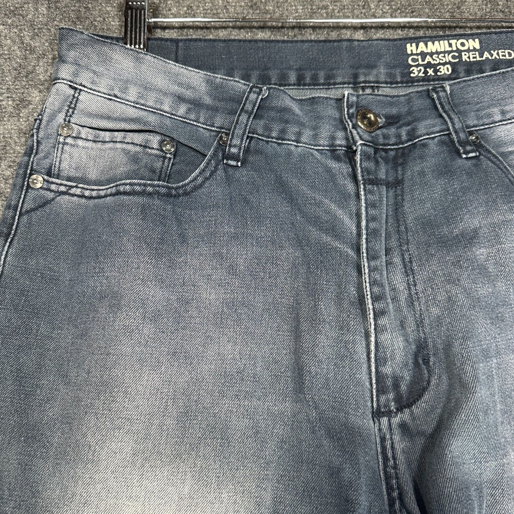 Sean John Sean John Jeans Mens 32 Medium Wash Cotton Blend Hamilton Classic Relaxed Fit Denim Straight 5-Pocket Mens Regular Blue Color Brand: Sean John Size US 32 / EU 48 - 4 Thumbnail