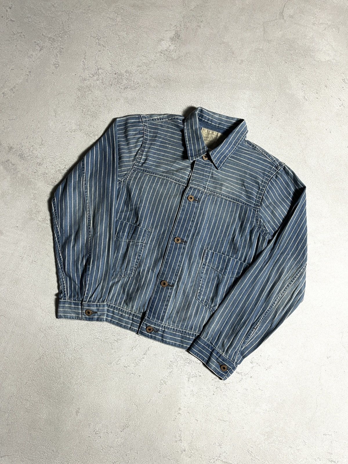 RRL Ralph Lauren RRL DOUBLE RL HUTCHINS ENGINEER DOT STIFFLE JACKET Size US XS / EU 42 / 0 - 10 Thumbnail