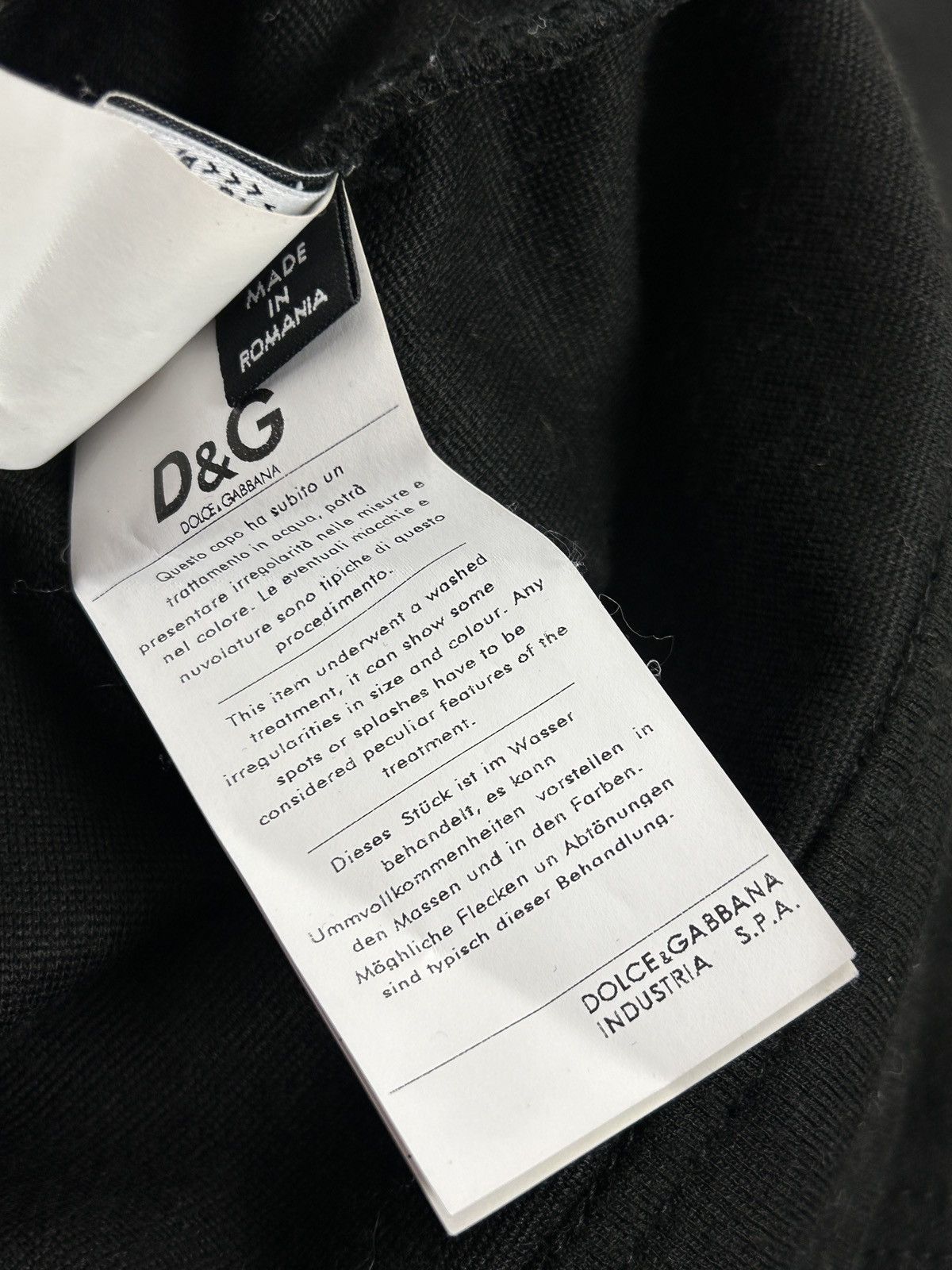 Dolce & Gabbana Vintage Dolce & Gabbana D&G Wool Blazer In Black Size M / US 6-8 / IT 42-44 - 10 Thumbnail