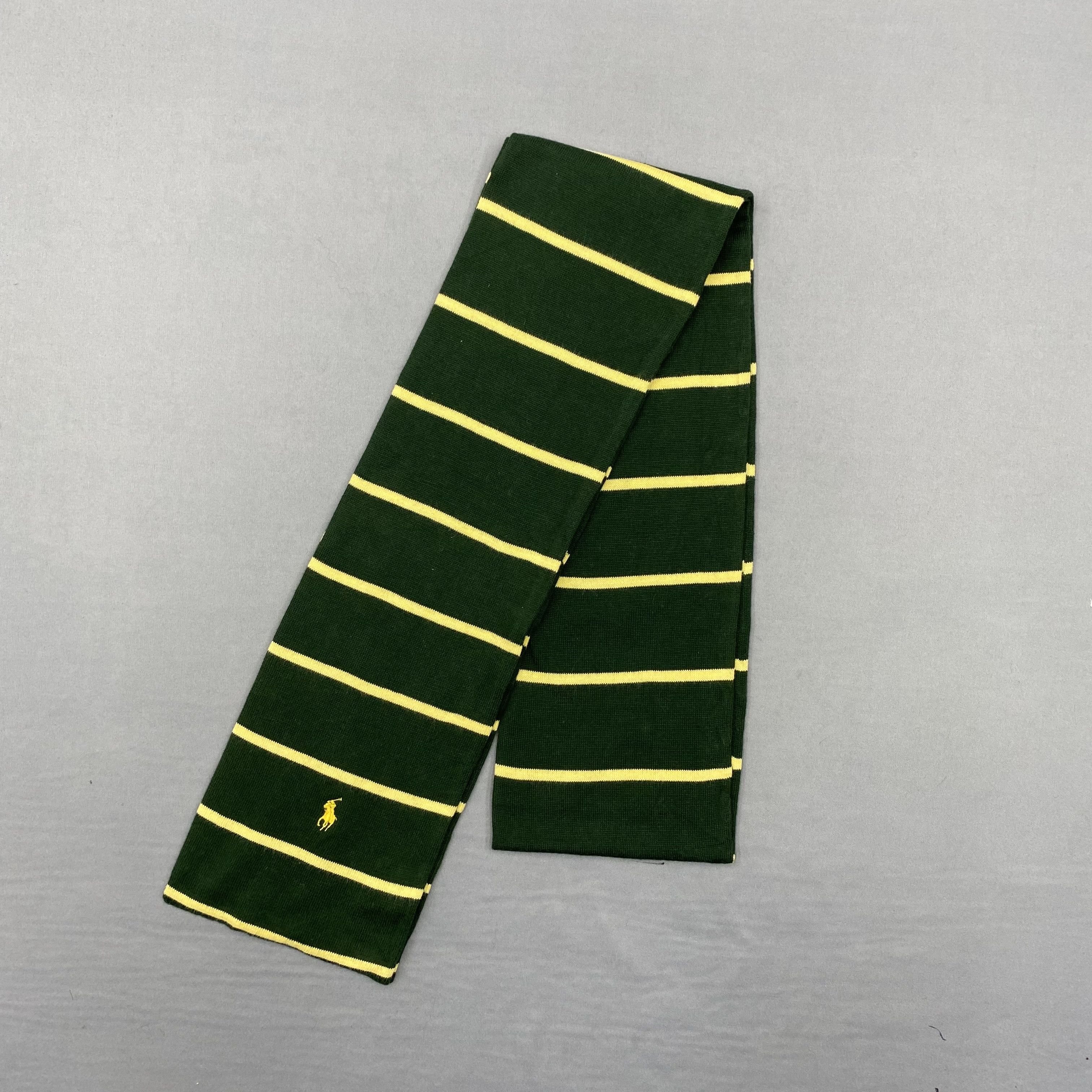 Polo Ralph Lauren Vintage Polo Ralph Lauren Scarf Muffler Wool Scarves Size ONE SIZE - 3 Thumbnail