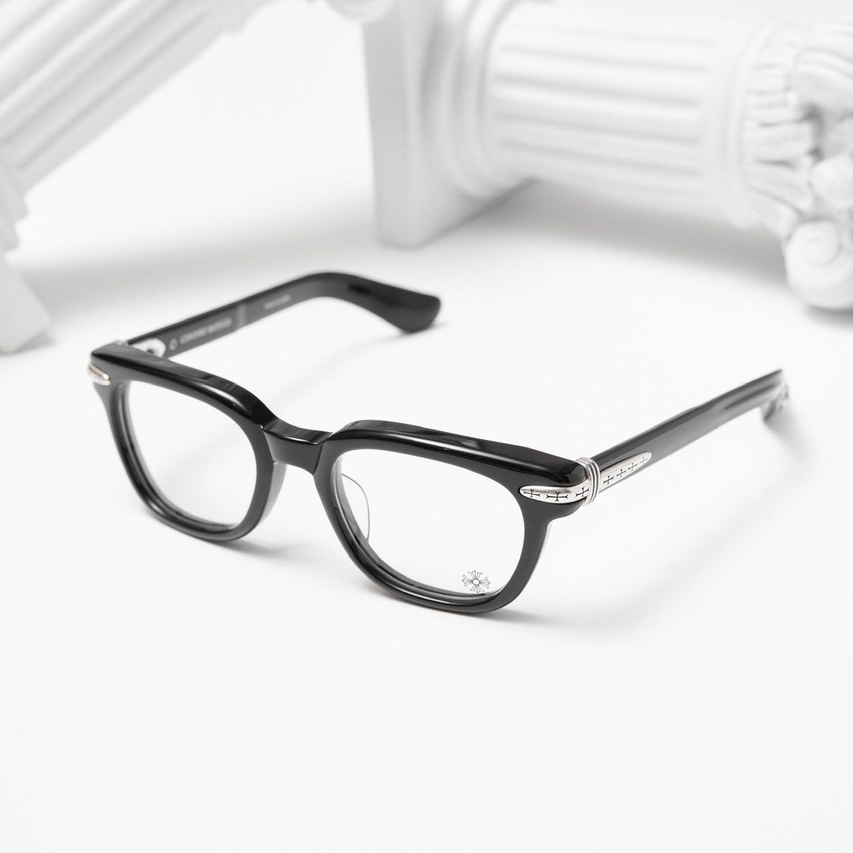 Chrome Hearts CHROME HEARTS DRIPPIN BLACK GLASSES Size ONE SIZE - 1 Thumbnail