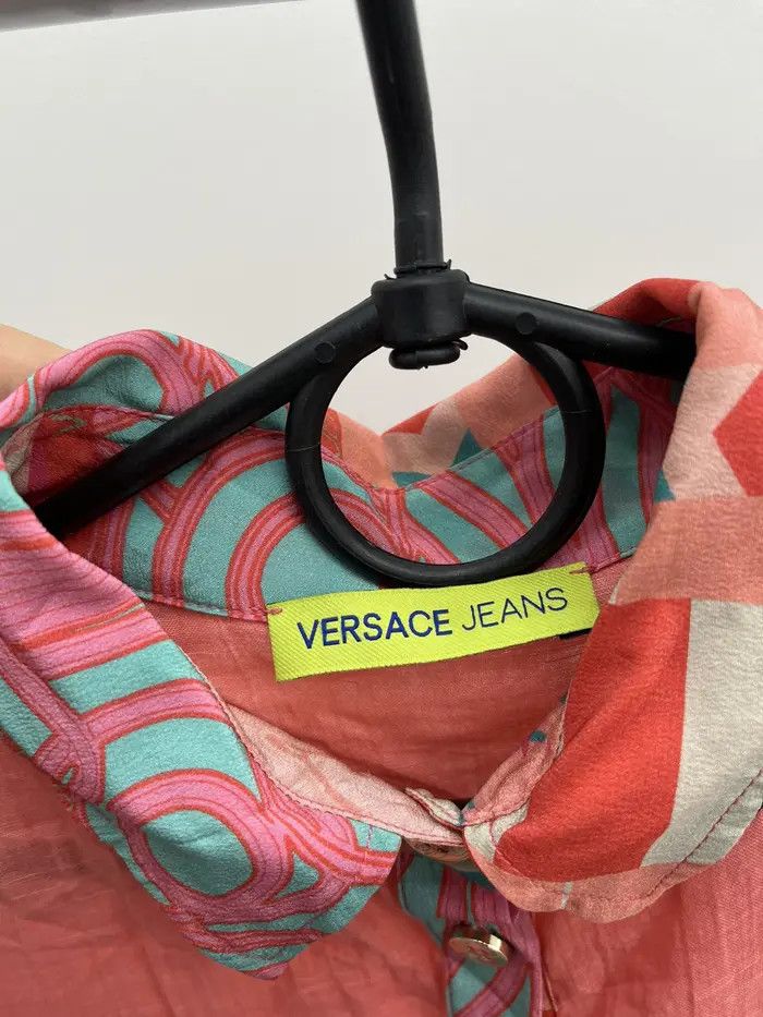 Versace Versace Jeans Cotton Silk Button Up Blouse Size S / US 4 / IT 40 - 3 Thumbnail