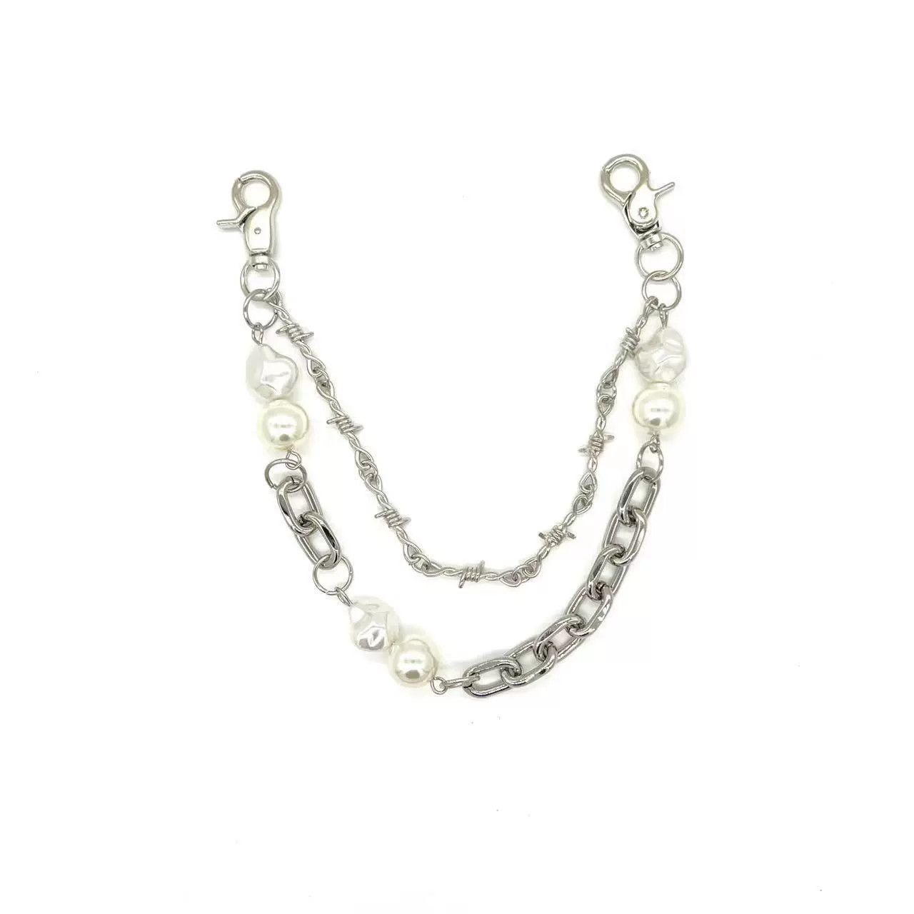 Vintage Retro hip-hop punk style jeans waist chain Size ONE SIZE - 2 Thumbnail