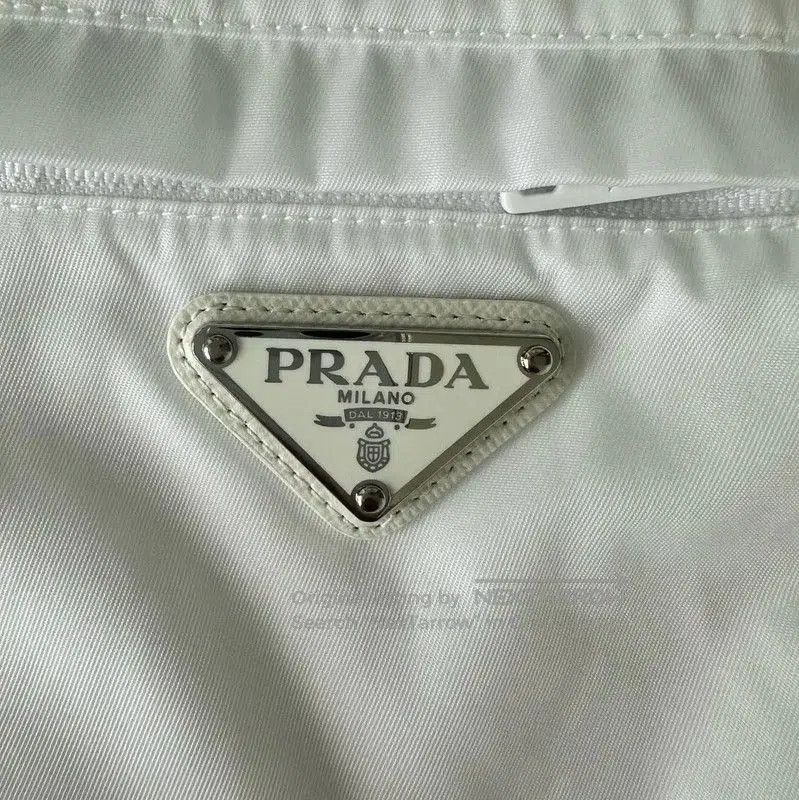Prada Prada Men's White Cotton T-Shirt in XXL. Size US XXL / EU 58 / 5 - 3 Thumbnail
