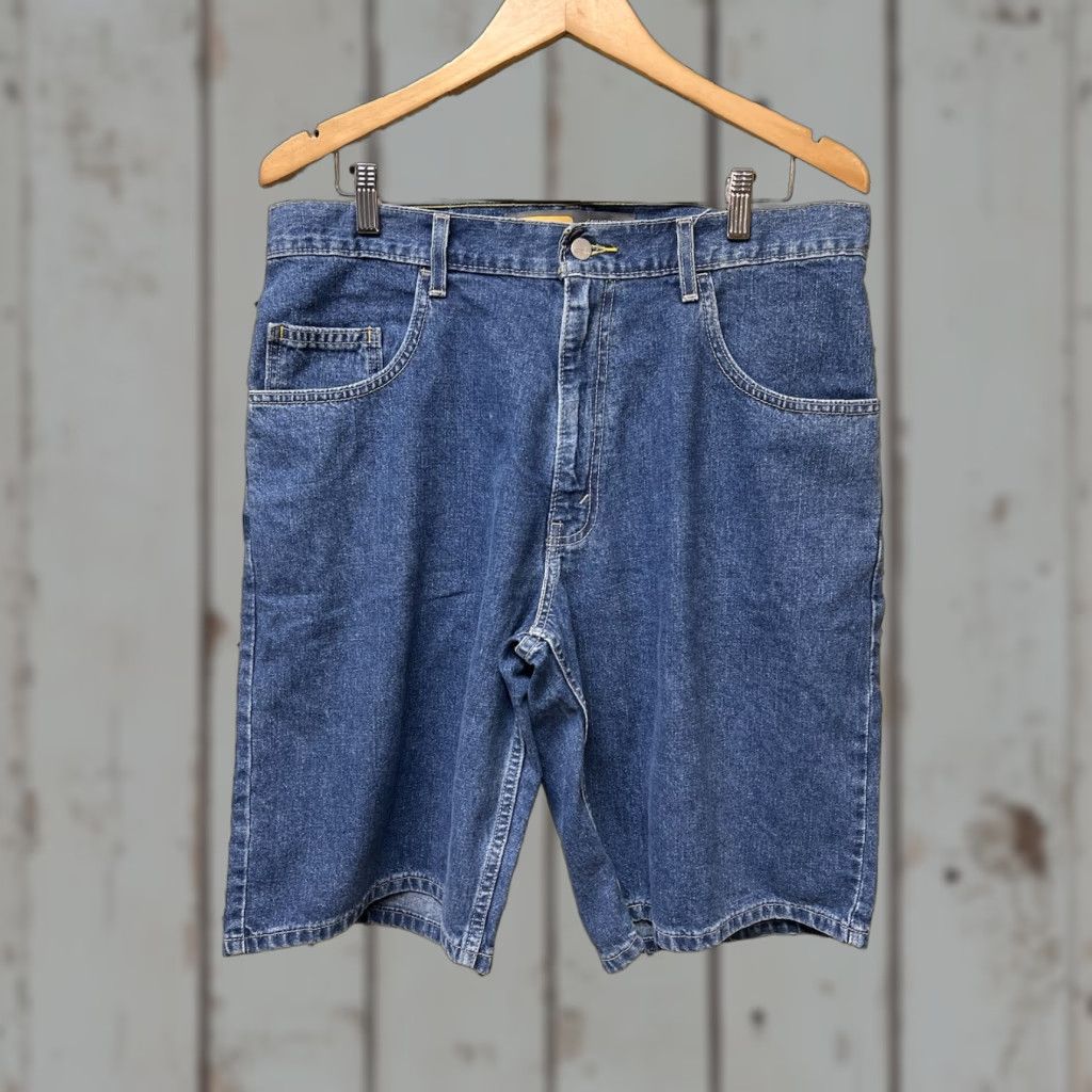 Levi's VINTAGE Levi's Silver Tab Blue Jean Shorts Bermuda Men 34” Loose Fit 90s Y2K Mint Relaxed Regular Size 34 Mens Size US 34 / EU 50 - 1 Thumbnail