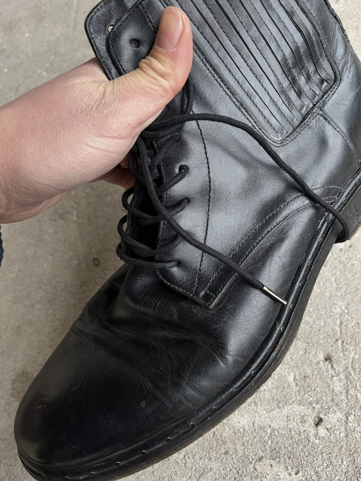 Allsaints Allsaints Distressed Leather Chelsea Ankle Boots Shoes Size US 10 / EU 43 - 22 Thumbnail
