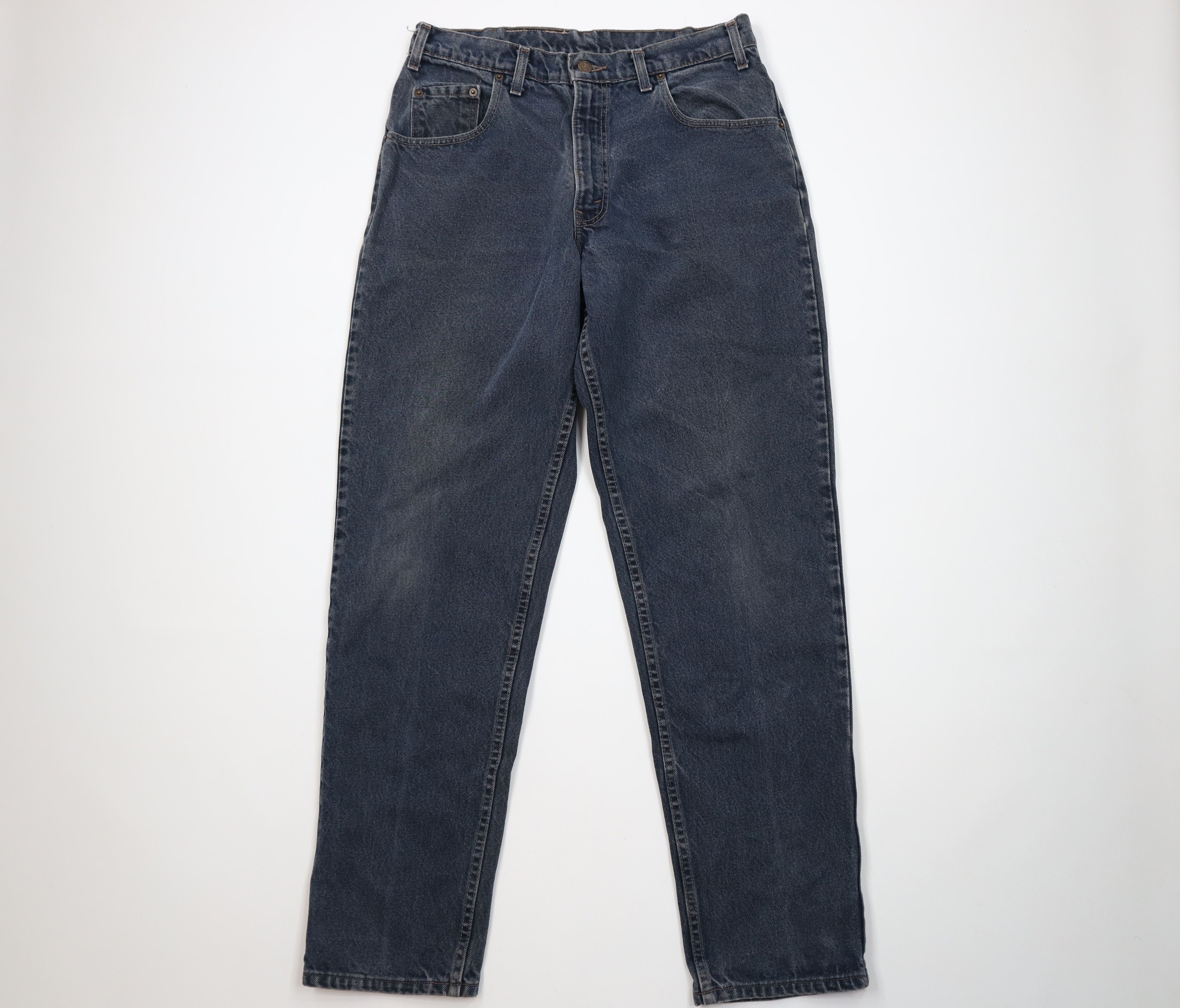 Levi's Vintage 80s 90s Levis 545 Loose Denim Jeans Dark Blue USA Size US 33 - 1 Thumbnail