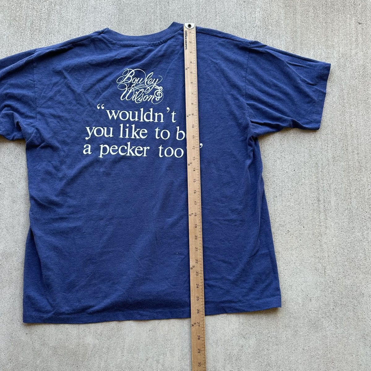Band Tees Vintage Bowley & Wilson Band T Shirt 80s Single Stich USA Size US L / EU 52-54 / 3 - 6 Thumbnail