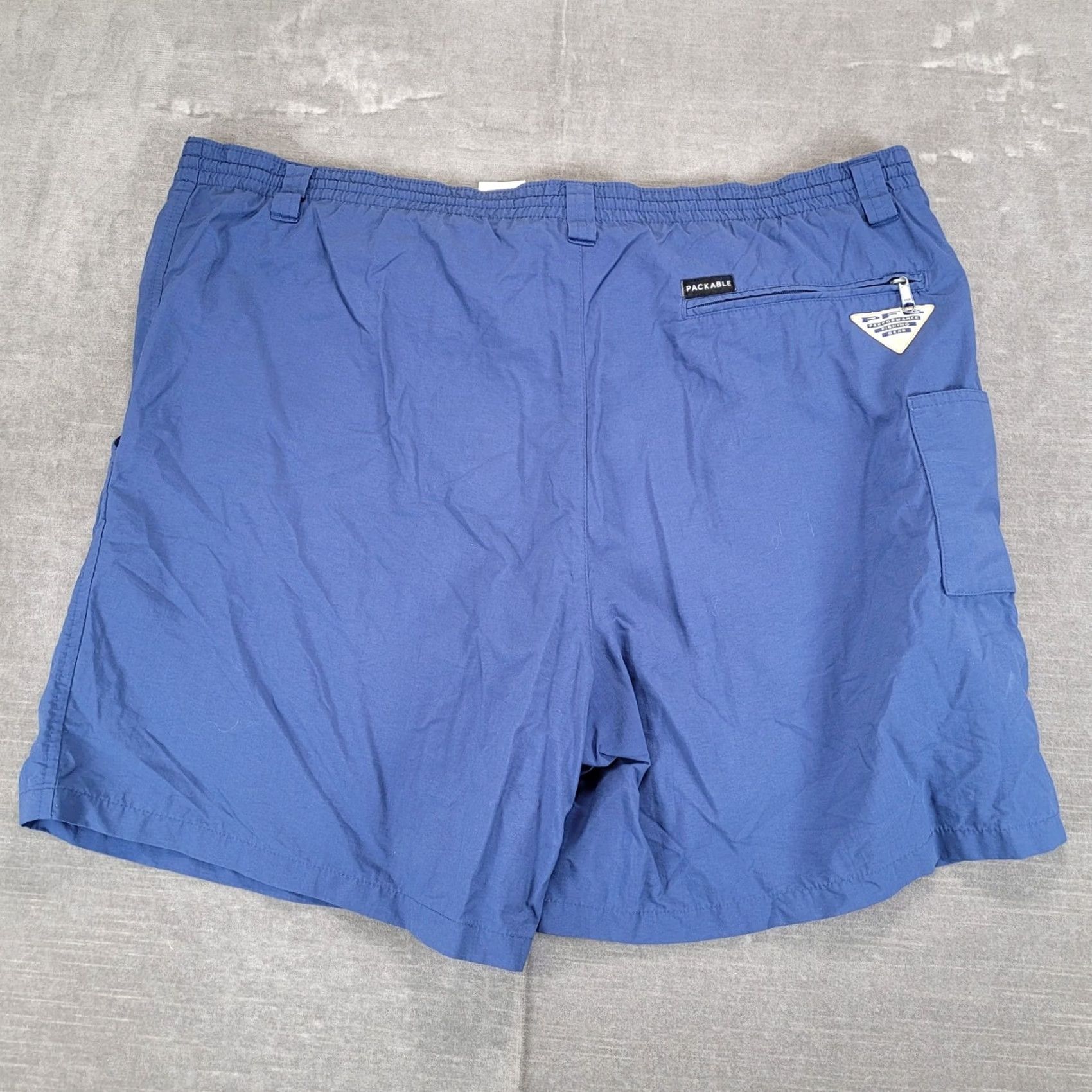 Vintage Columbia Mens M Blue Fishing Packable Shorts Performance Gear Size US 31 - 5 Thumbnail