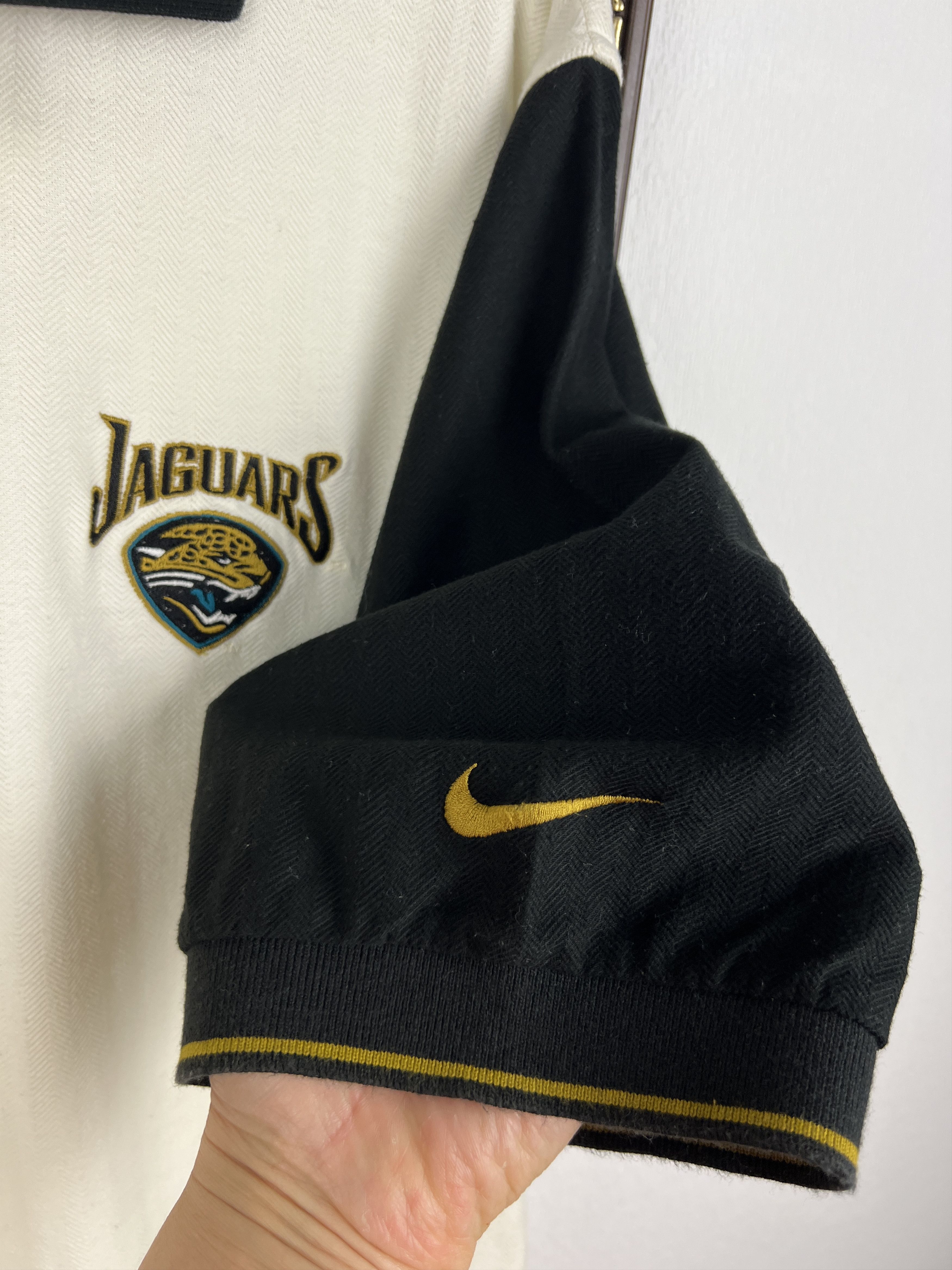 Nike Vintage Jacksonville Jaguars NFL Polo Shirt Trikot Jersey Size US M / EU 48-50 / 2 - 5 Thumbnail