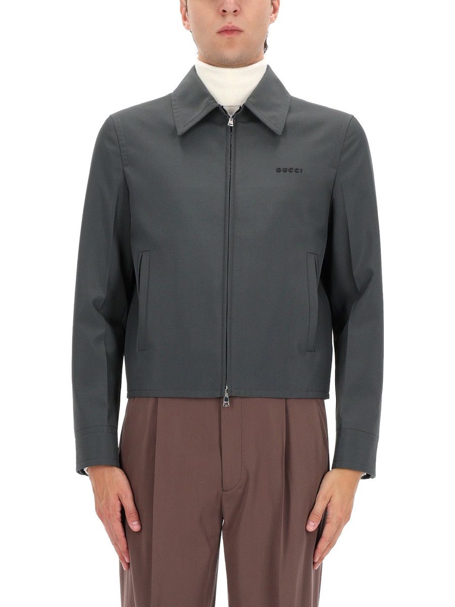 Gucci GUCCI JACKET WITH ZIP - GREY (IT 50) Size US L / EU 52-54 / 3 - 1 Thumbnail