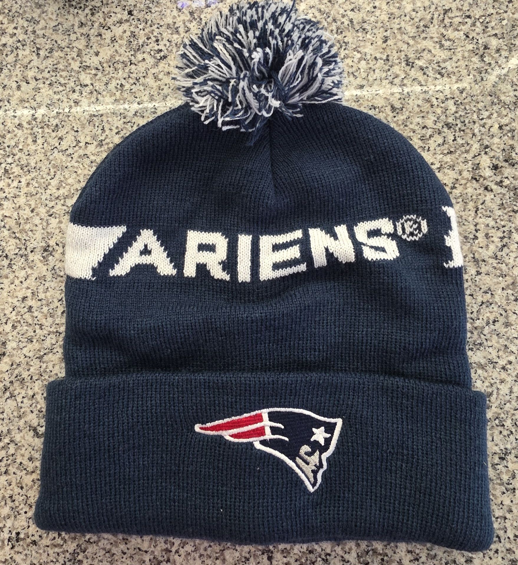 Other Unisex Ariens New England Patriots Beanie Pom Hat One Size Size ONE SIZE - 1 Thumbnail