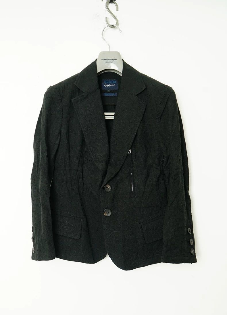 Yohji Yamamoto Yohji Yamamoto Yohji Yamamoto Embroidered Blazer Jacket Size US M / EU 48-50 / 2 - 2 Thumbnail