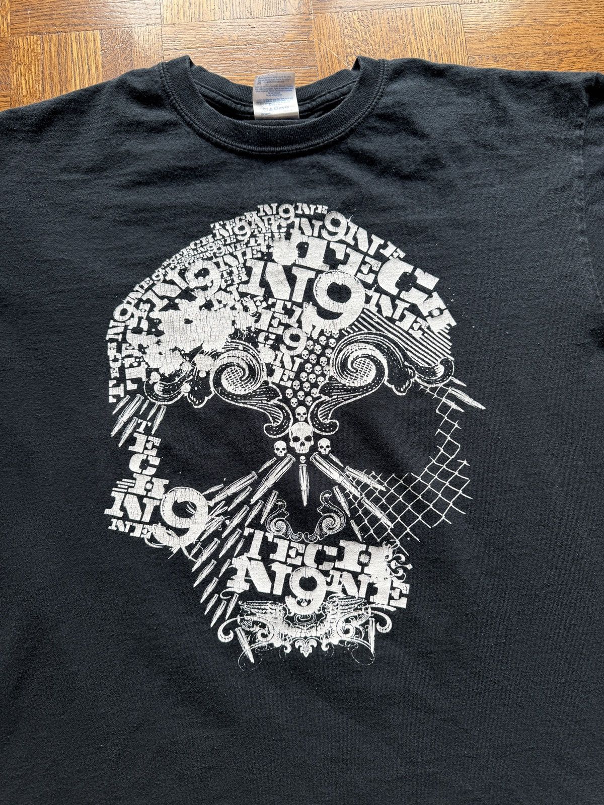 Rap Tees Vintage Y2K Tech N9ne Strange Music Skull Graphic Rap Tee Size US M / EU 48-50 / 2 - 4 Thumbnail