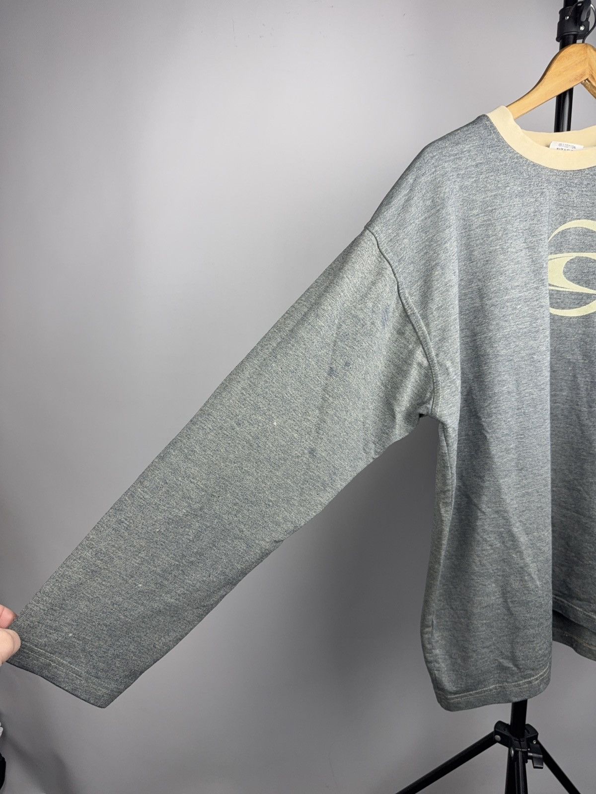 O'Neill O’Neill SURF Skate Long Sleeve Logo Tee Y2K Surfwear Grey Size US L / EU 52-54 / 3 - 6 Thumbnail