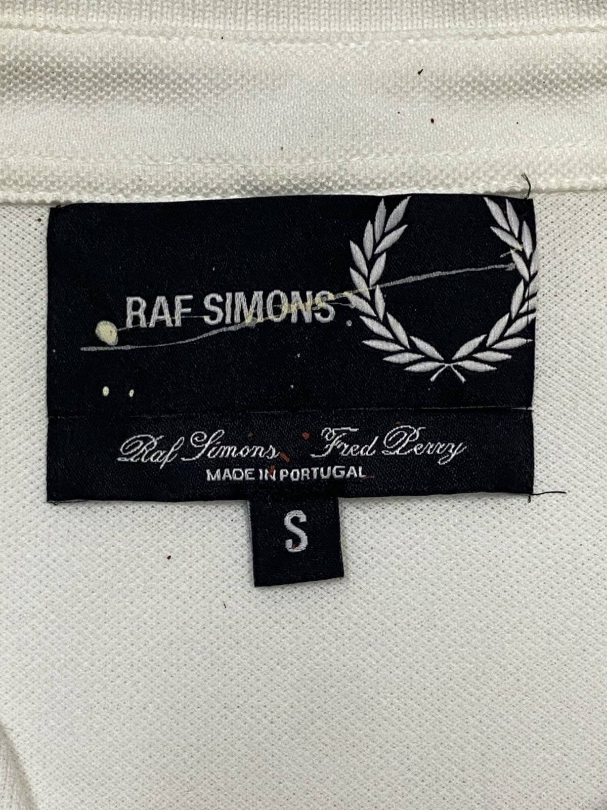 Fred Perry × Raf Simons Raf Simons x Fred Perry Anarchy Painted Polo Tee Size US S / EU 44-46 / 1 - 7 Thumbnail