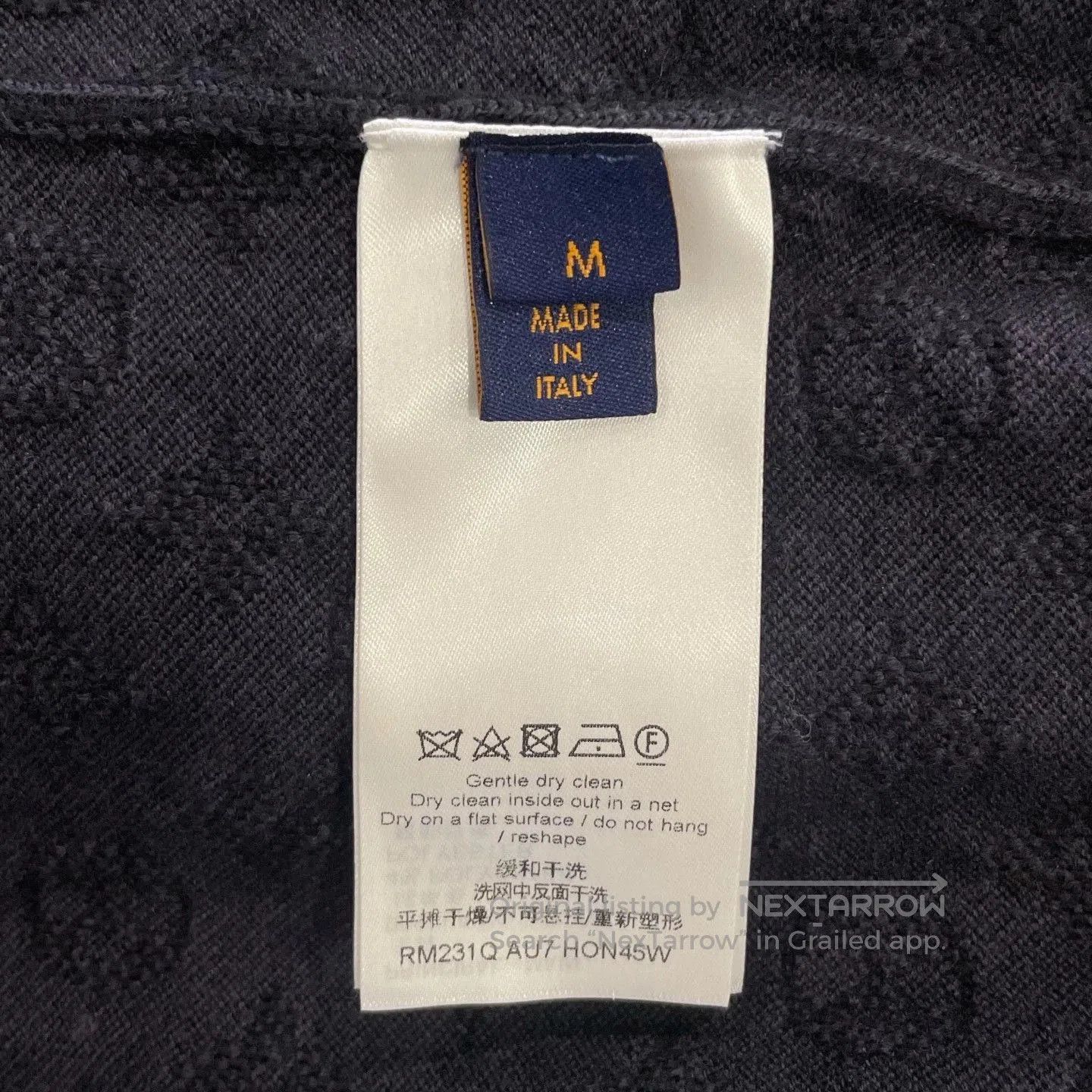 Louis Vuitton black logo print long sleeve hoodie. Size US M / EU 48-50 / 2 - 6 Thumbnail