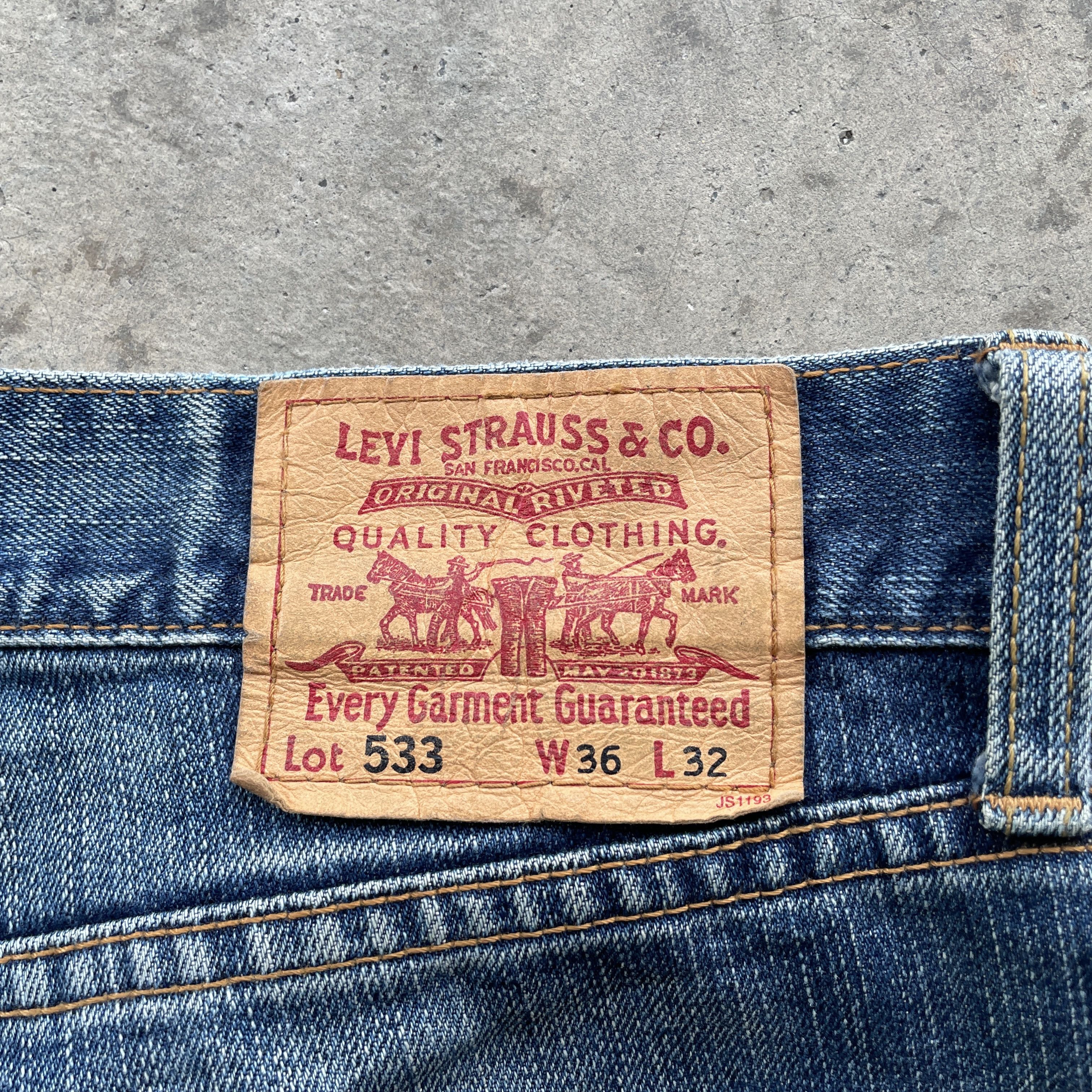 Jean × Levi's Vintage Levi’s 533 Jeans Denim Pants Faded W36 Size US 36 / EU 52 - 11 Thumbnail