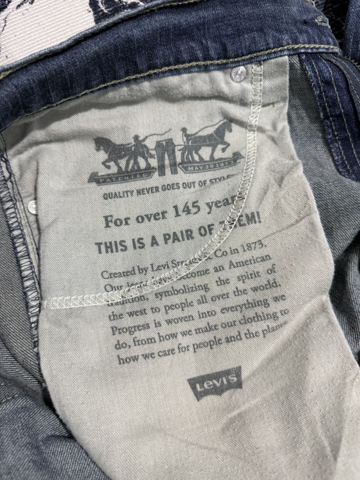 Levi's Levis 511 for over 145 year slim fit jeans Size US 32 / EU 48 - 10 Thumbnail