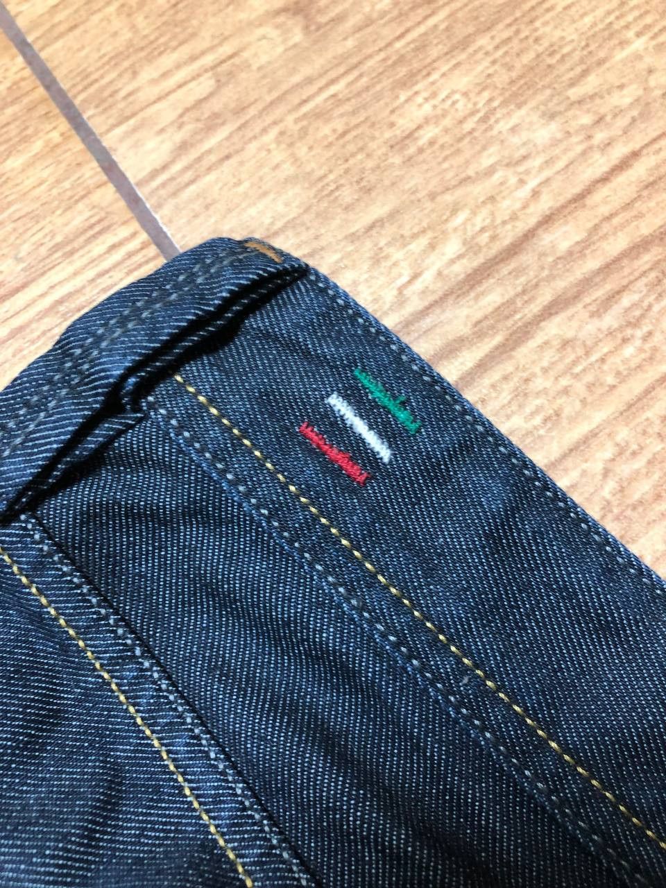 Diesel × Japanese Brand Dirty Painted Distressed Thrashed Faded Baggy Jeans Y2K Size US 36 / EU 52 - 3 Thumbnail