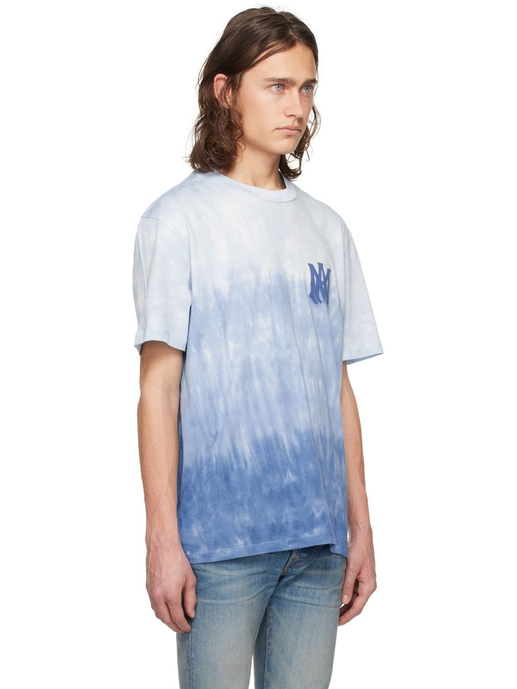 Amiri o1s1wg110425 MA Dip Dye T-Shirt in Blue Size US XL / EU 56 / 4 - 3 Thumbnail