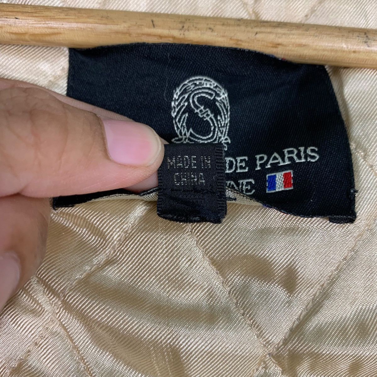 Vintage Univesite De Paris Surbonne Red Fleece Hoodie #1083-C49 Size US M / EU 48-50 / 2 - 19 Thumbnail