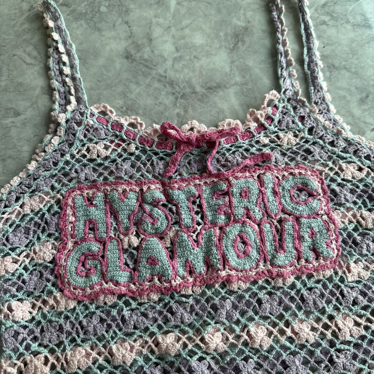 Hysteric Glamour 1990s Hysteric Glamour Crochet Knitted Camisole Size S / US 4 / IT 40 - 2 Thumbnail
