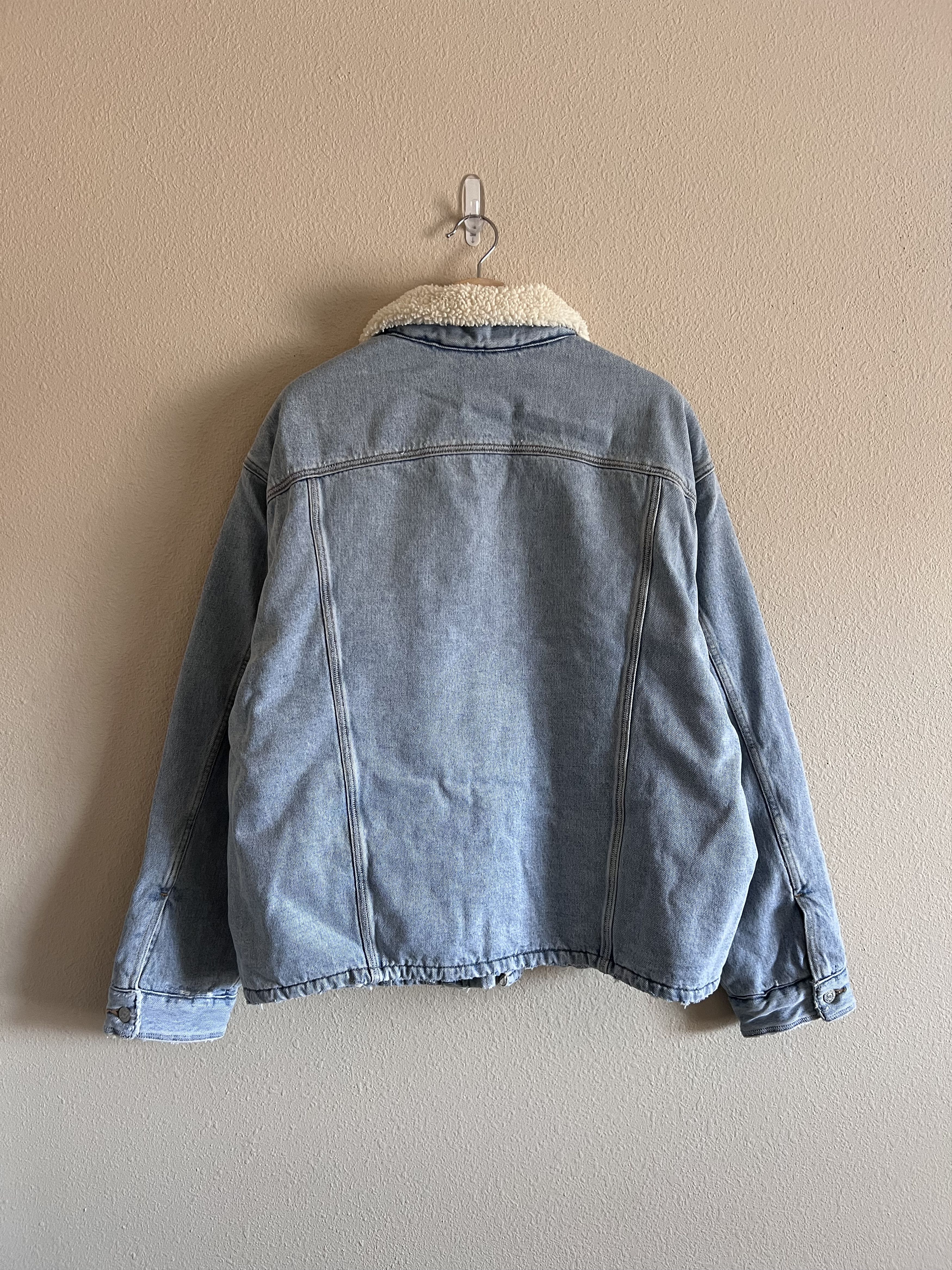 ERL × Levi's ERL Levi's Denim Sherpa Lined Trucker Jacket Size US XL / EU 56 / 4 - 6 Thumbnail