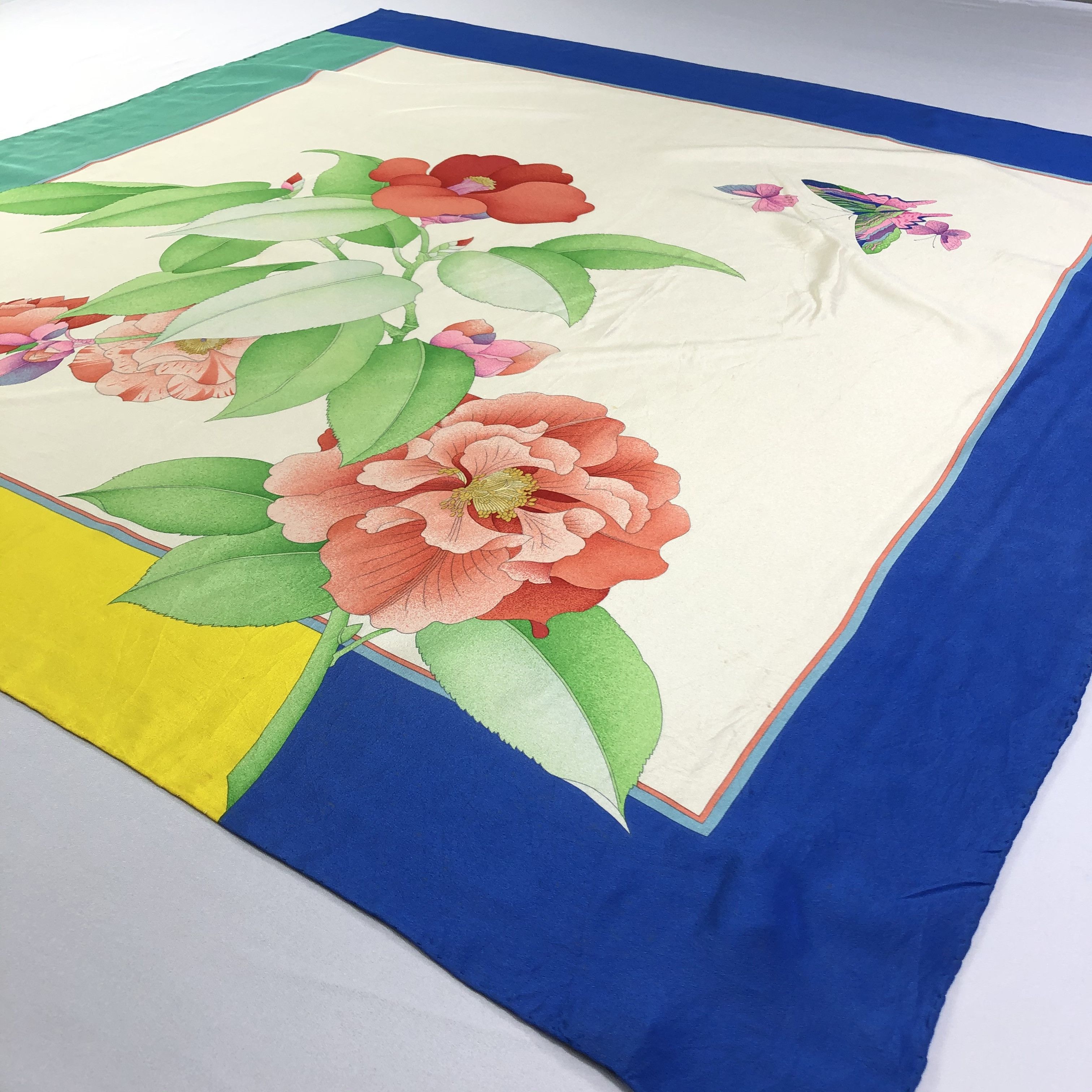Vintage Vintage Silk Scarf Size ONE SIZE - 3 Thumbnail