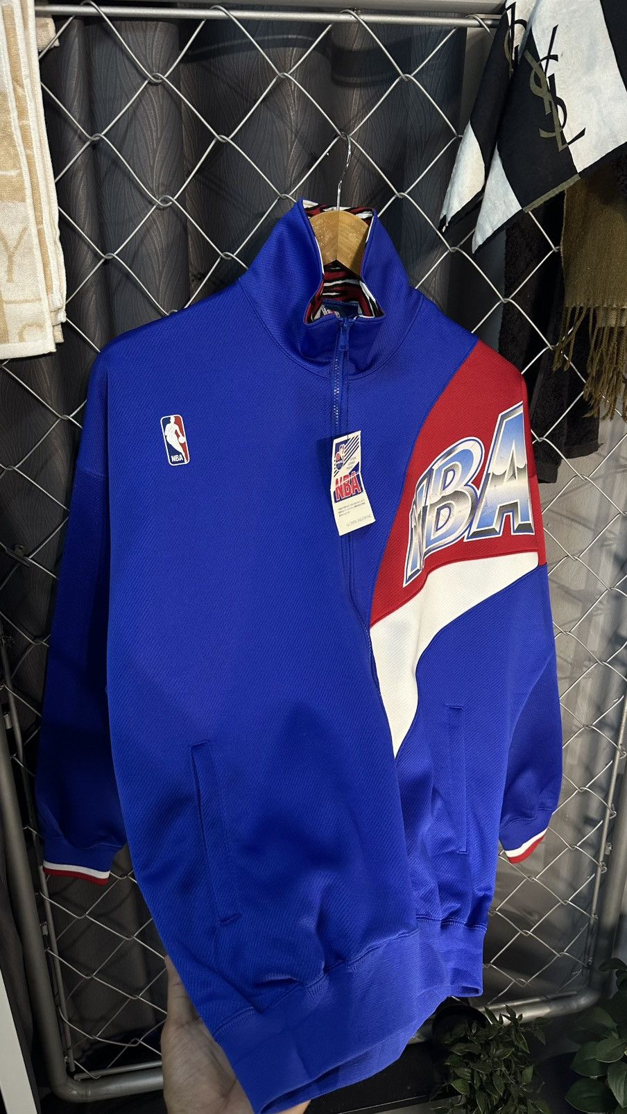 NBA DEADSTOCK VINTAGE 90’s NBA JASPO WARM-UP JACKET Size US M / EU 48-50 / 2 - 2 Thumbnail