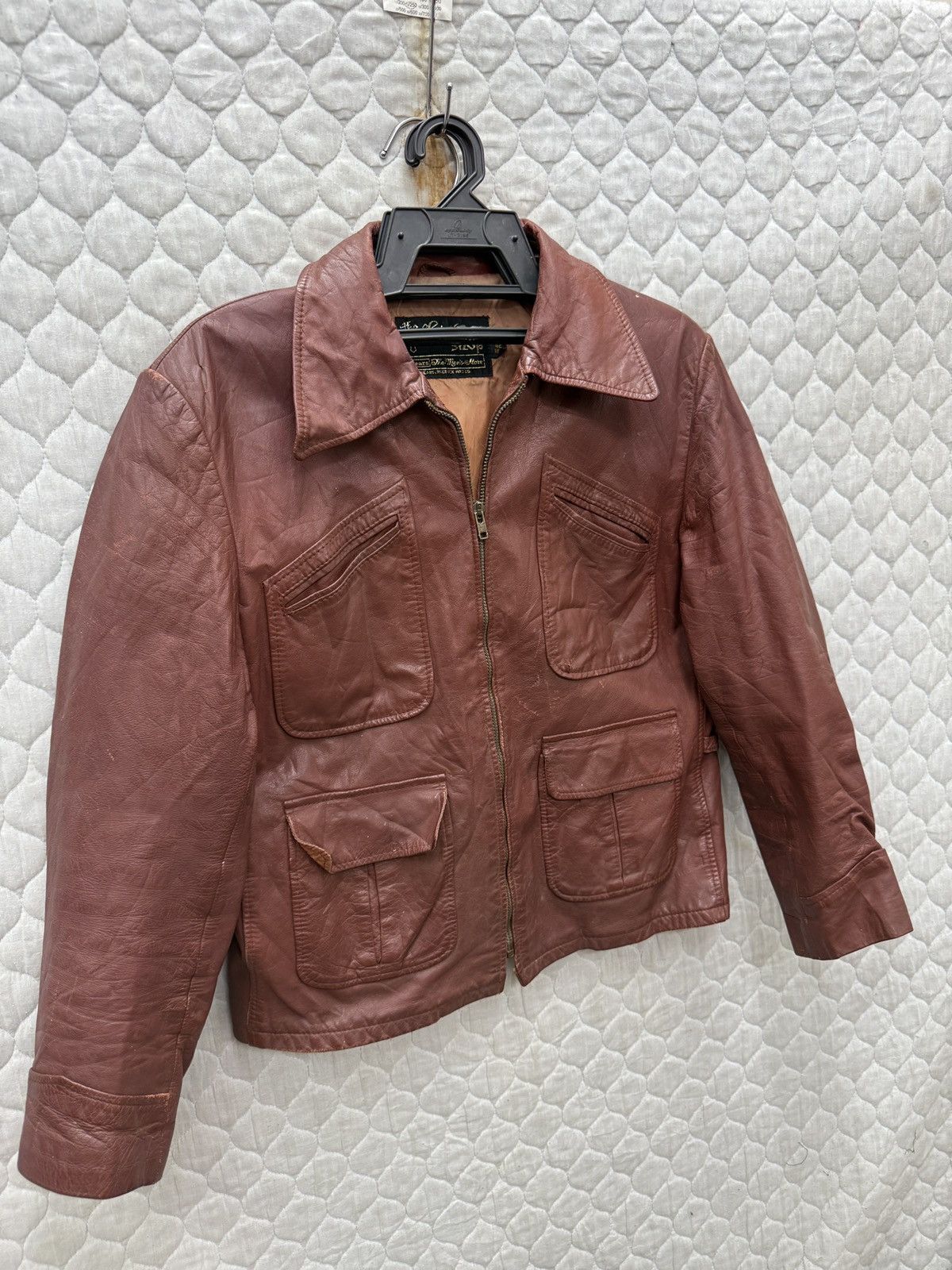 Sears 🔥🔥🔥ARCHIVE VINTAGE SEARS LEATHER JACKET Size US S / EU 44-46 / 1 - 2 Thumbnail