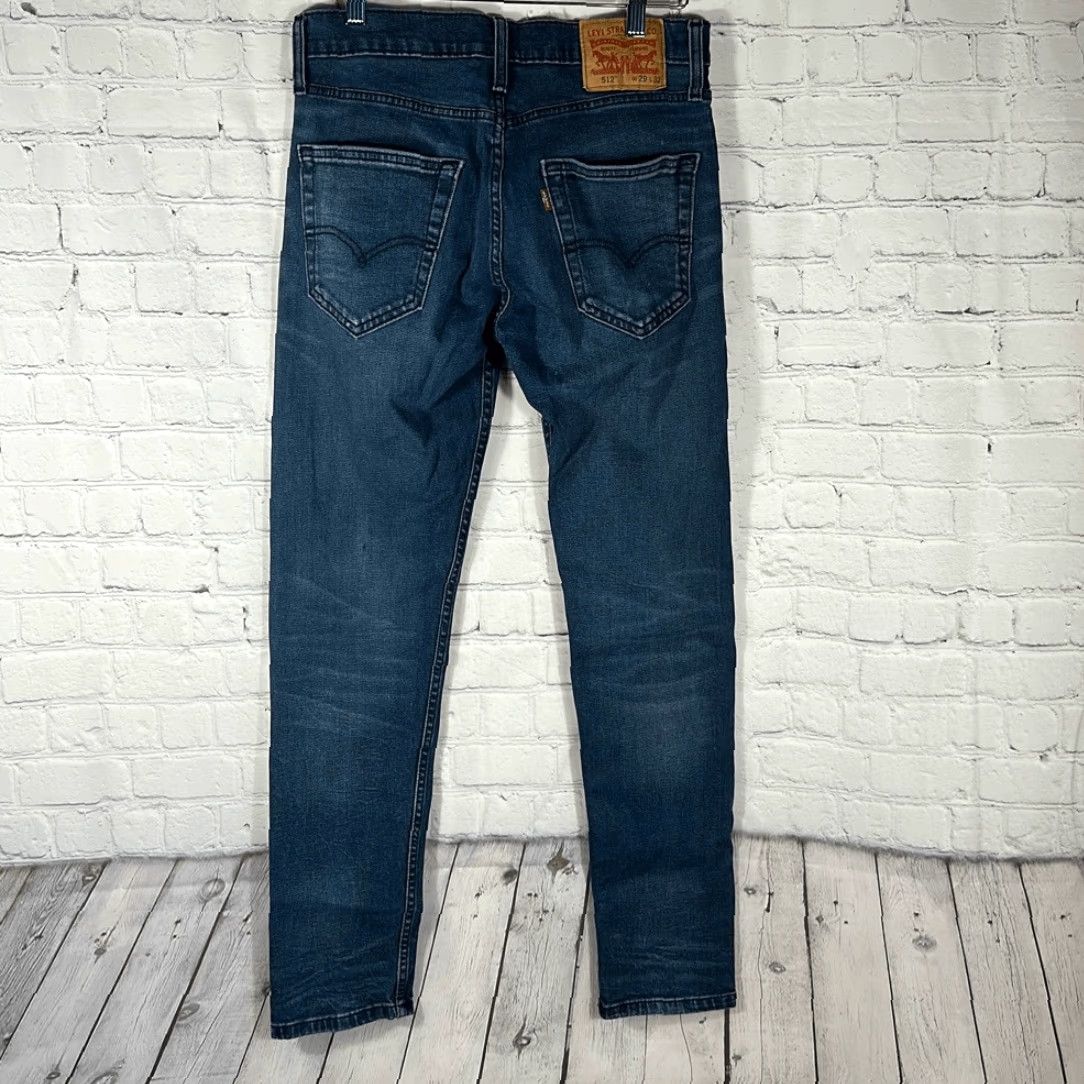 Levi's Levi’s 512 Mens Slim Taper Jeans Denim W29 L32 Blue Regular Type Jeans Size US 29 - 7 Thumbnail