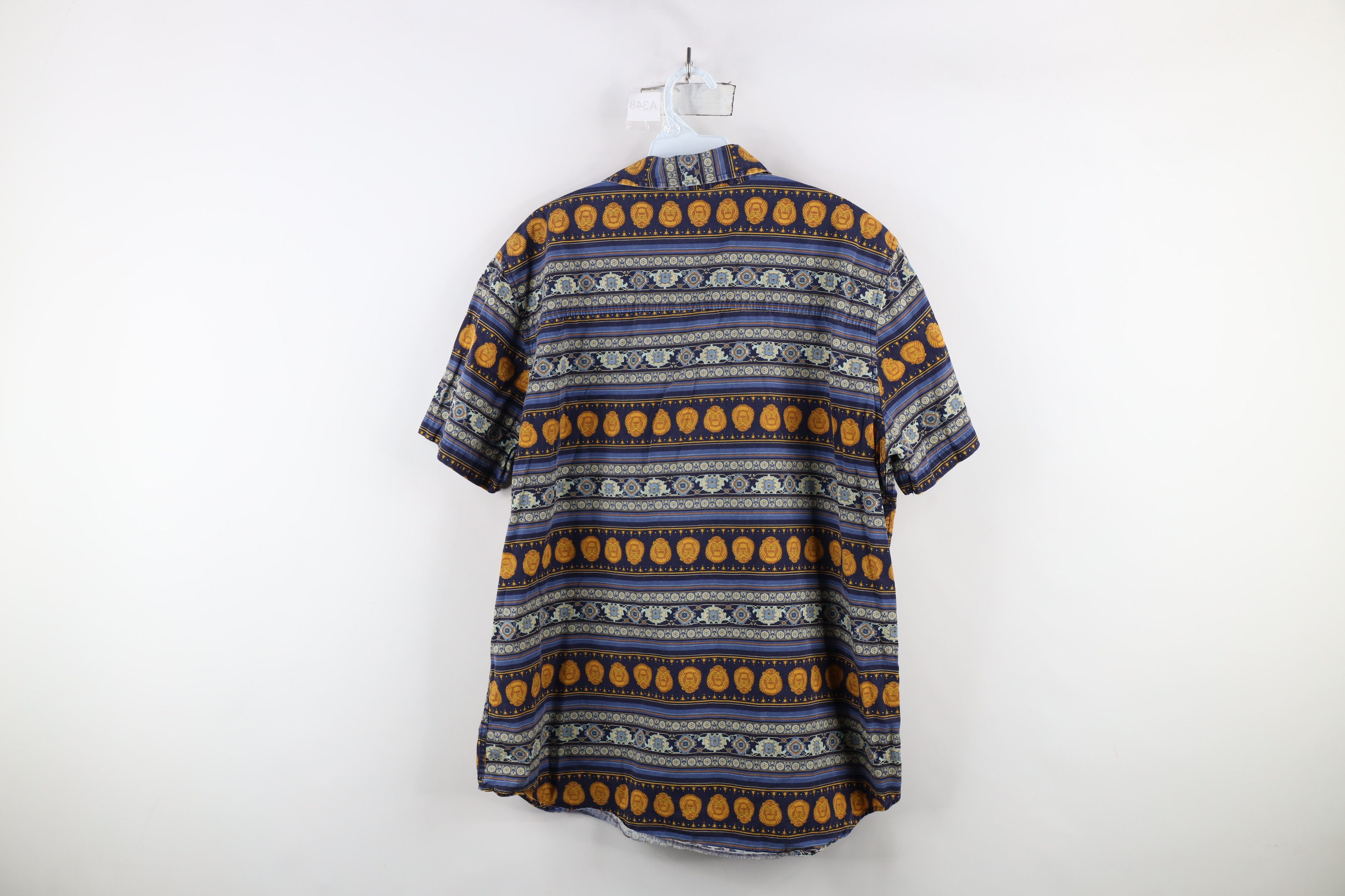 Disney × Vintage Vintage Y2K Disney Short Sleeve Collared Button Shirt Size US XL / EU 56 / 4 - 11 Thumbnail