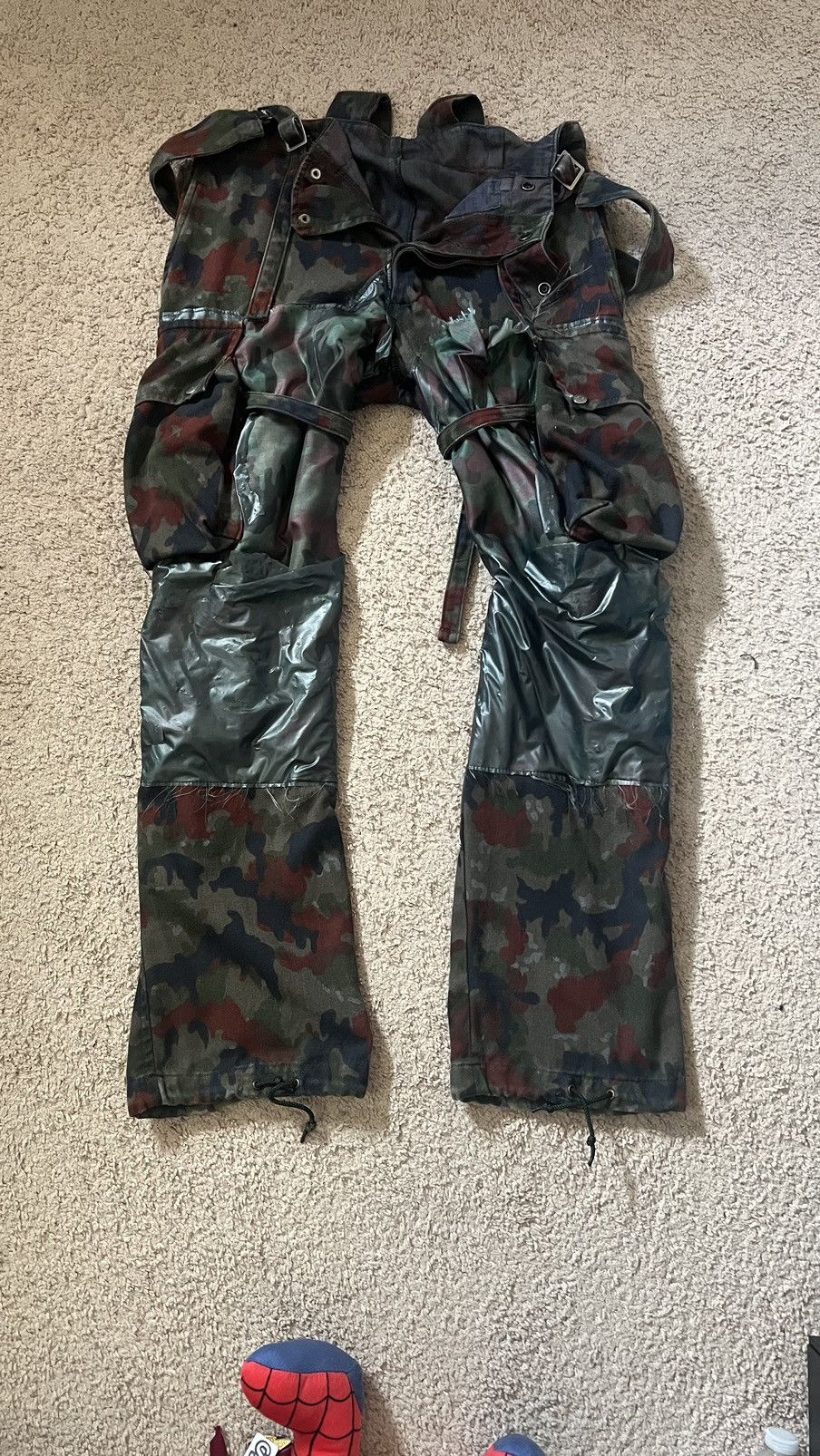 Vintage 80s vintage dyed swiss surplus cargo pants Size US 31 - 2 Thumbnail