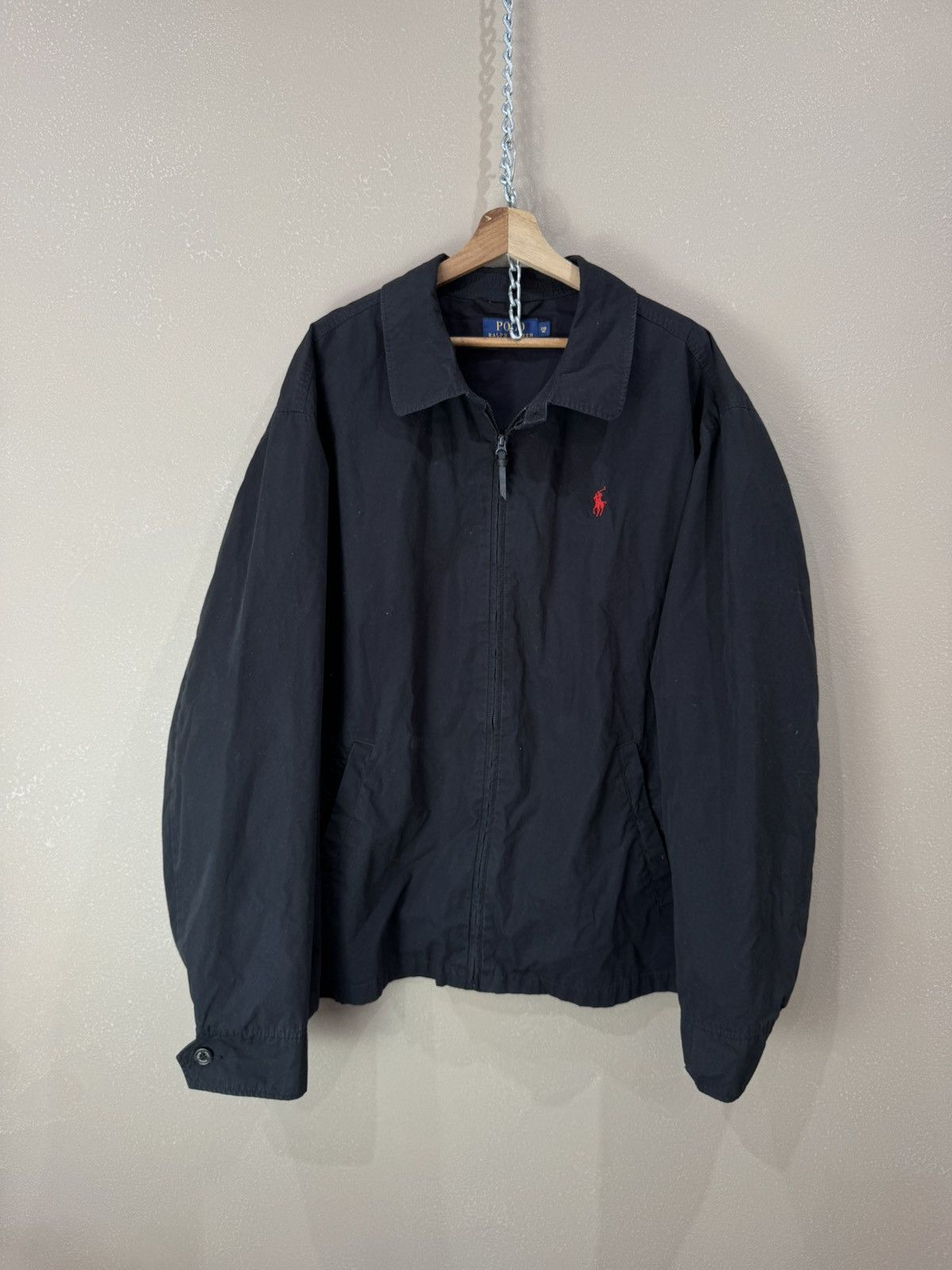 Polo Ralph Lauren Polo Ralph Lauren Jacket Men's Black Full Zip Bomber Size US XXL / EU 58 / 5 - 1 Thumbnail