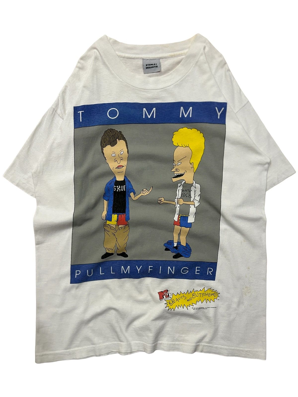 Cartoon Network × Vintage Vintage Beavis And Butt-Head MTV Promo Stanley Desantis Size US L / EU 52-54 / 3 - 1 Thumbnail