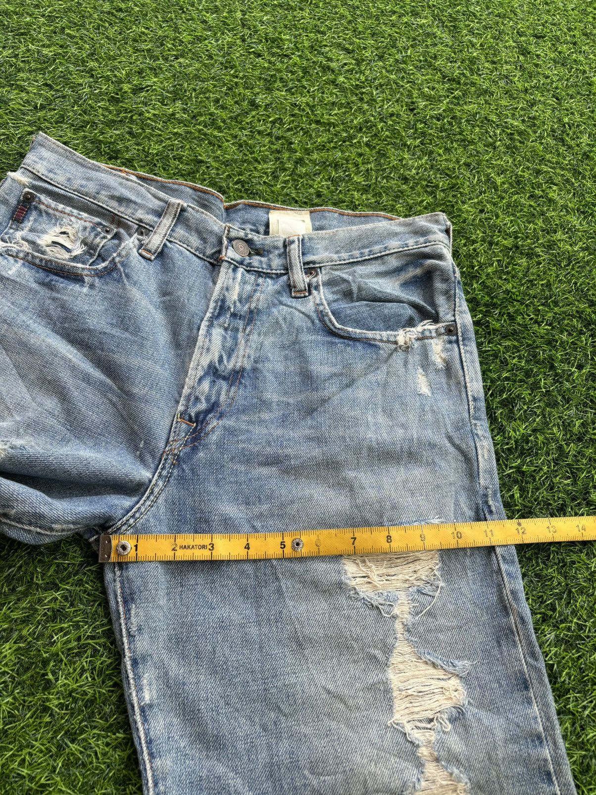 Hysteric Glamour Bootcut Abercrombie Distressed Denim Ifsixwasnine Style Size US 31 - 16 Thumbnail
