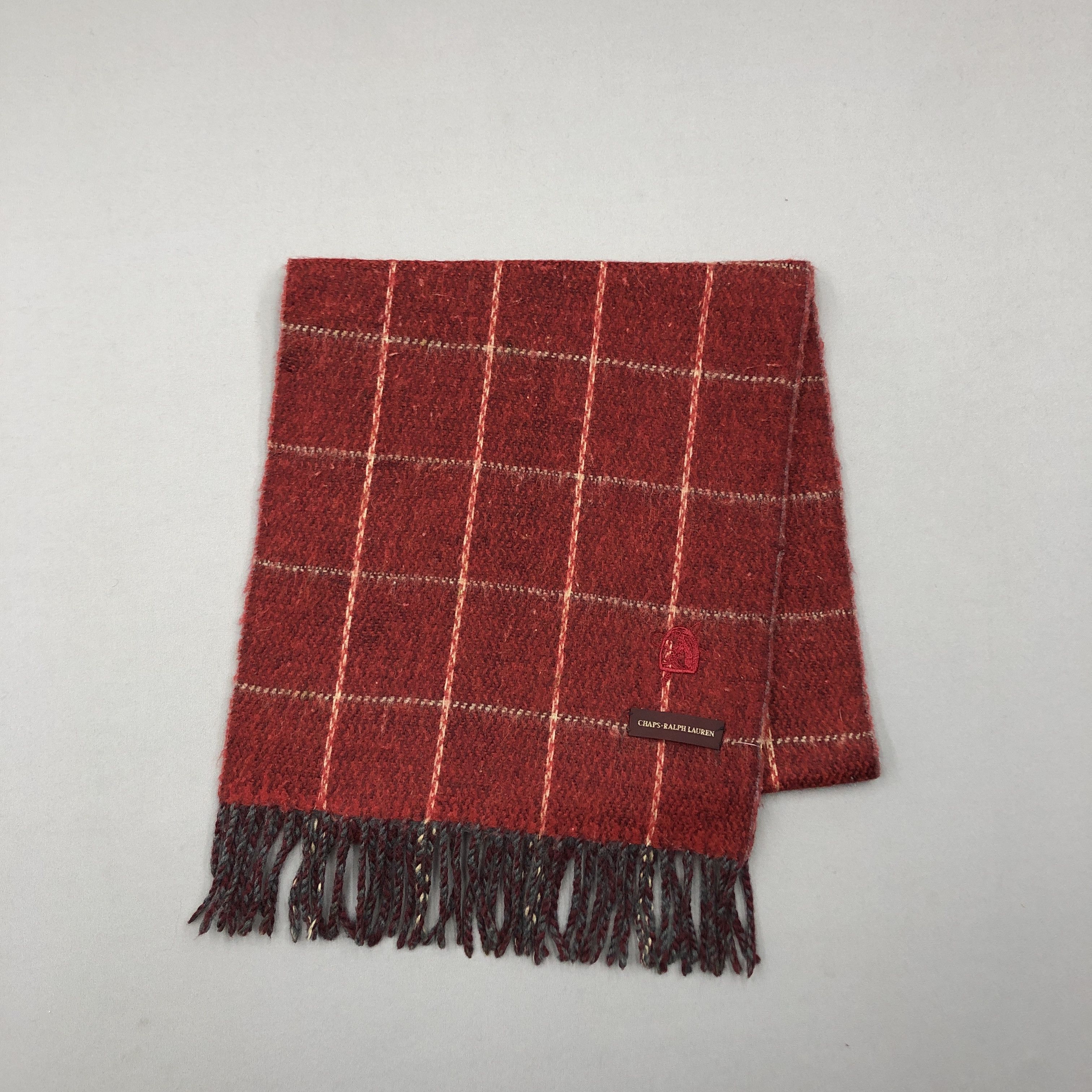 Chaps Ralph Lauren Vintage Chaps Ralph Lauren Scarf Muffler Wool Scarves Size ONE SIZE - 2 Thumbnail