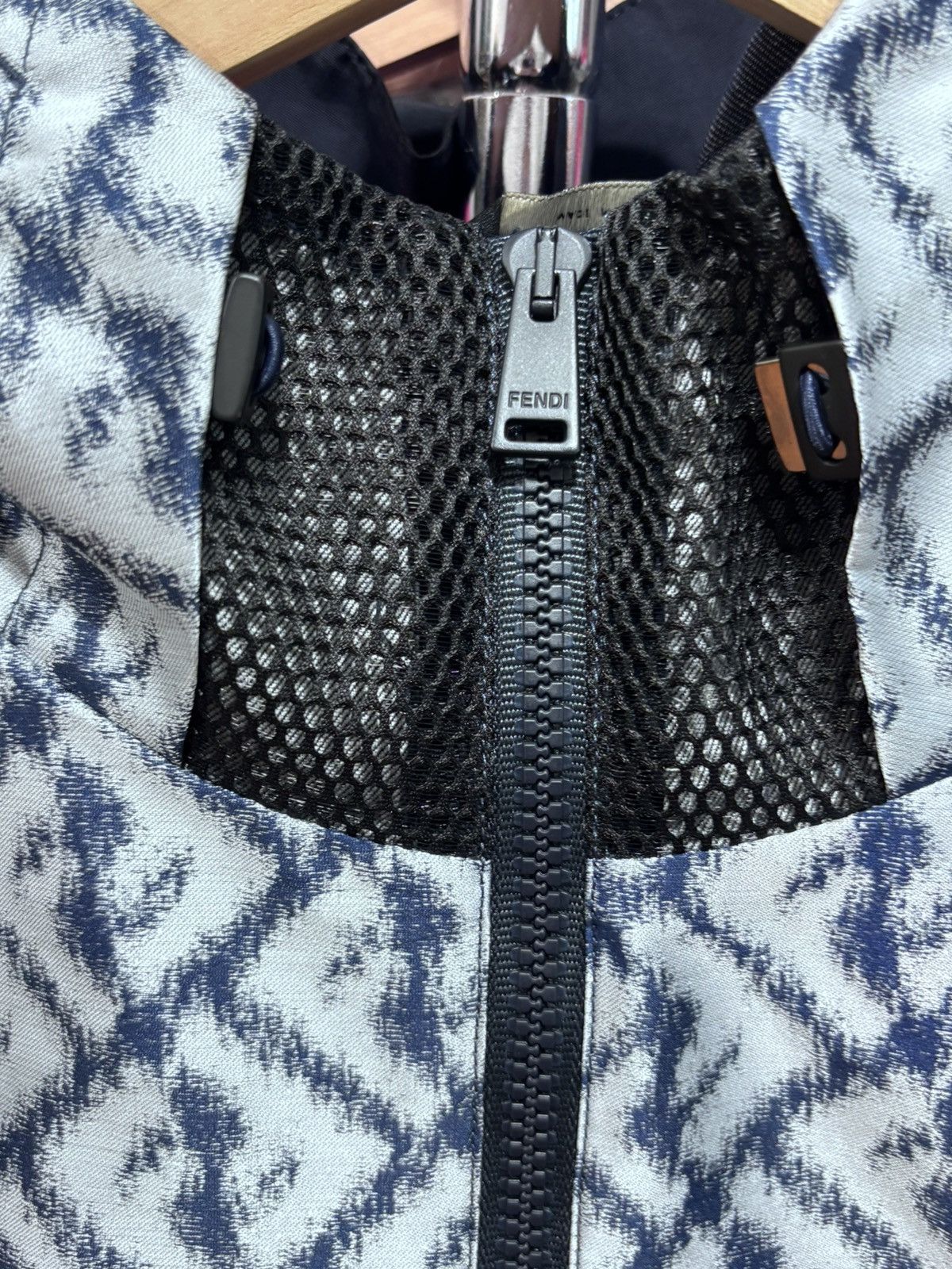 Fendi FENDI WINDBREAKER/WOVEN FABRIC ZUCCA BLUE Size US L / EU 52-54 / 3 - 3 Thumbnail