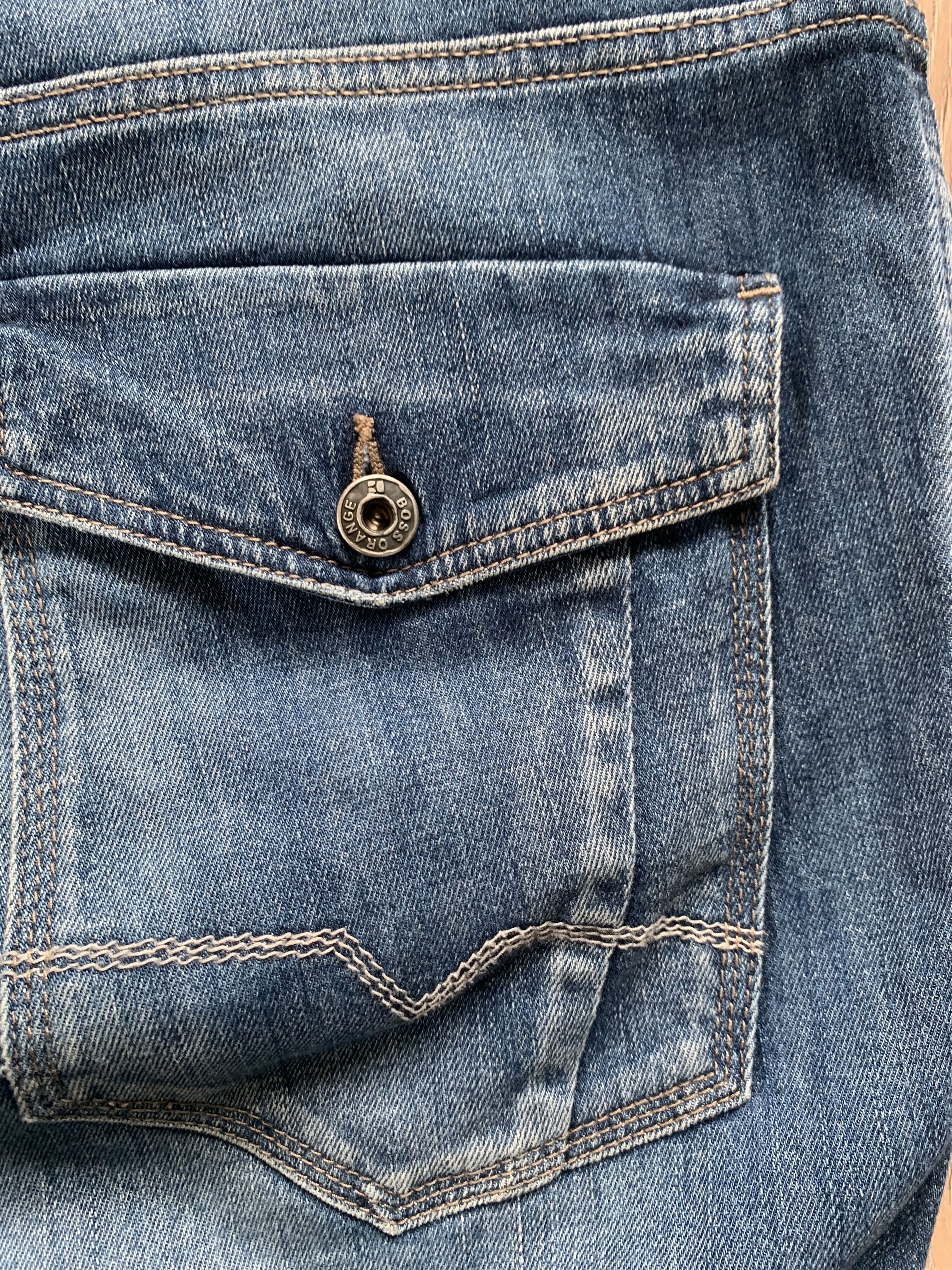 Hugo Boss × Vintage Hugo Boss Orange Blue Jeans Size US 38 / EU 54 - 6 Thumbnail