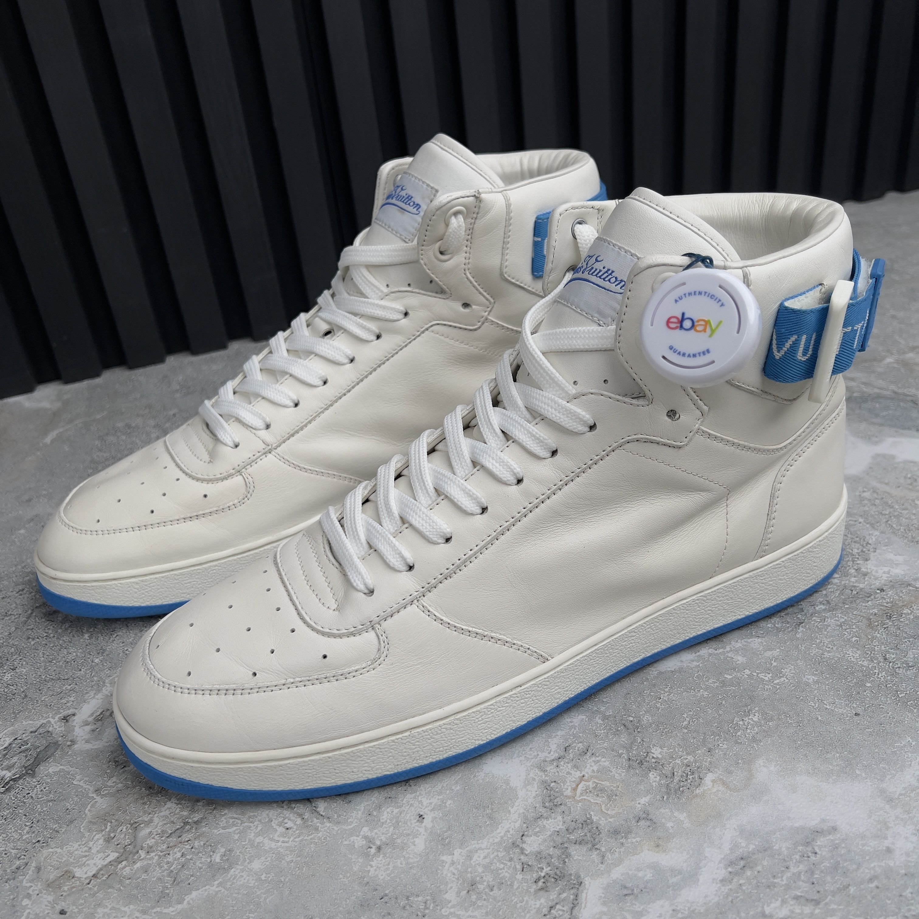 Louis Vuitton Louis Vuitton Rivoli High Top Sneakers Leather Size US 9 / EU 42 - 1 Thumbnail