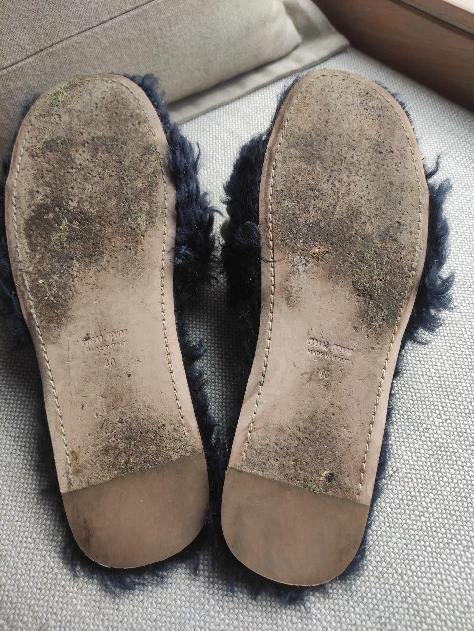 Miu Miu MIU MIU fur flip-flops with pearls Size US 10 / IT 40 - 8 Thumbnail