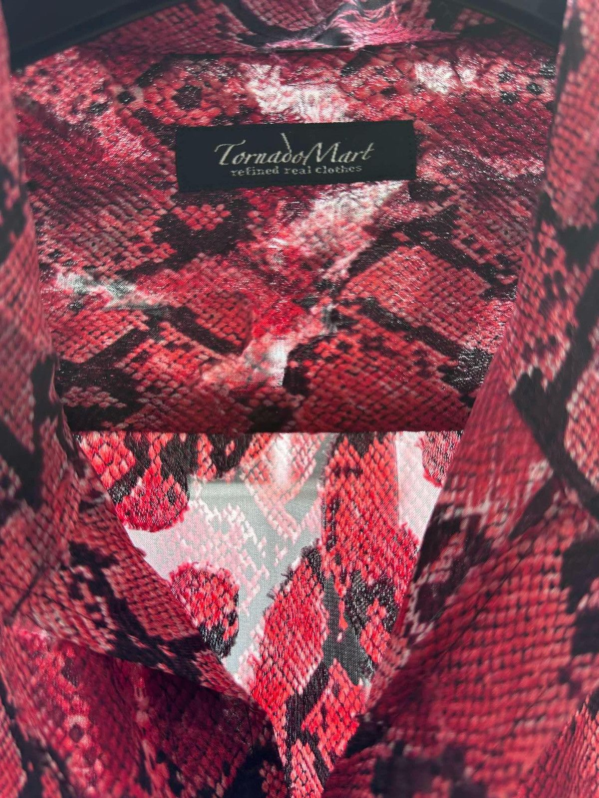 Japanese Brand × Tornado Mart 2000s Tornado Mart See-through Red Snake Akin Size US M / EU 48-50 / 2 - 5 Thumbnail