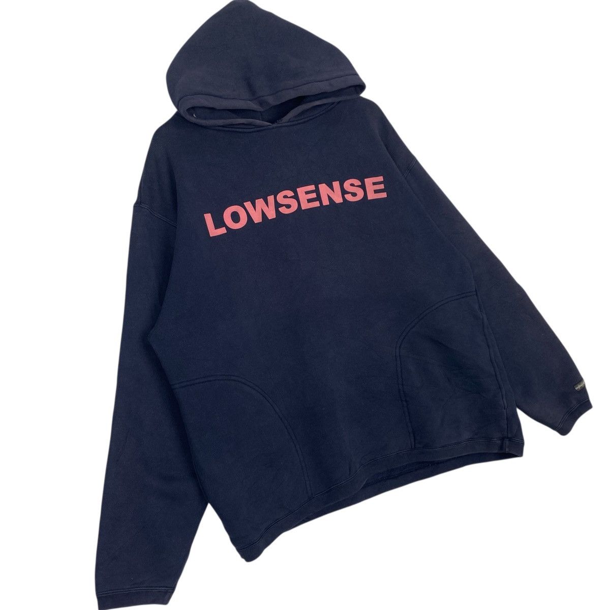 Other Vintage Lowsense Big Printed Hoodie Sweater White Size L Size US L / EU 52-54 / 3 - 3 Thumbnail