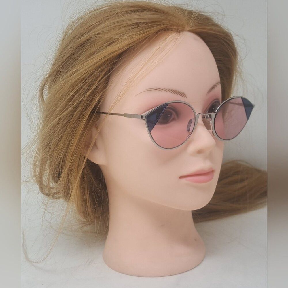 Fendi NEW Fendi Women's Sunglasses Cut Eye Rose Silver Cat Eye FF Size ONE SIZE - 9 Thumbnail
