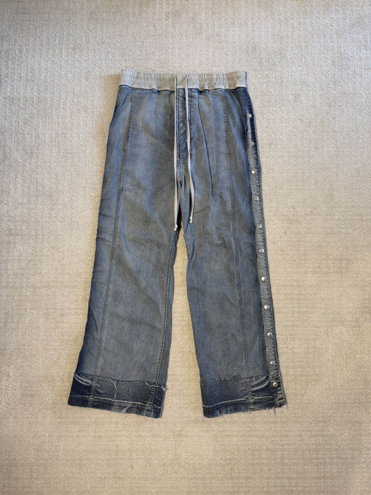 Rick Owens Rick Owen’s Pusher Hustler Denim Pants (Raw Cut Hem) Size US 30 / EU 46 - 2 Thumbnail
