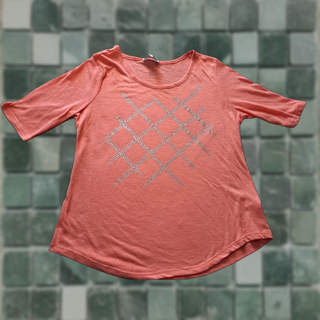 Vintage Coral Bay Shirt Womens Small S Pink Short Sleeve Casual Blouse Size S / US 4 / IT 40 - 1 Thumbnail