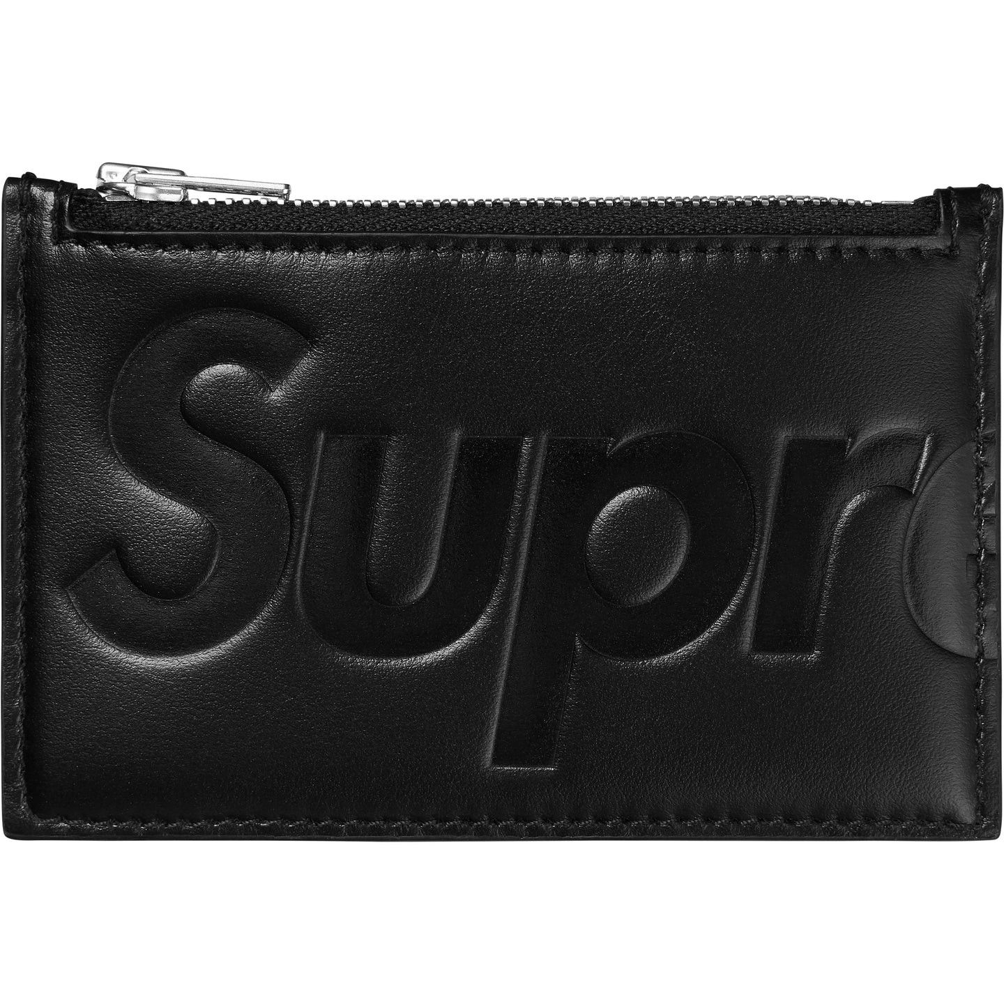 Supreme Supreme Leather Zip Card Holder Size ONE SIZE - 1 Thumbnail