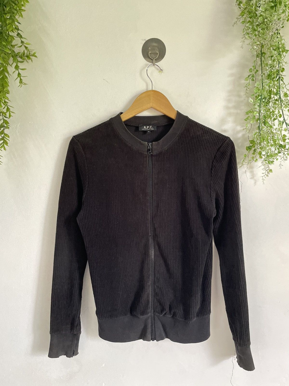 A.P.C. × Designer A.P.C Corduroy Zipped Jacket Size S / US 4 / IT 40 - 1 Thumbnail